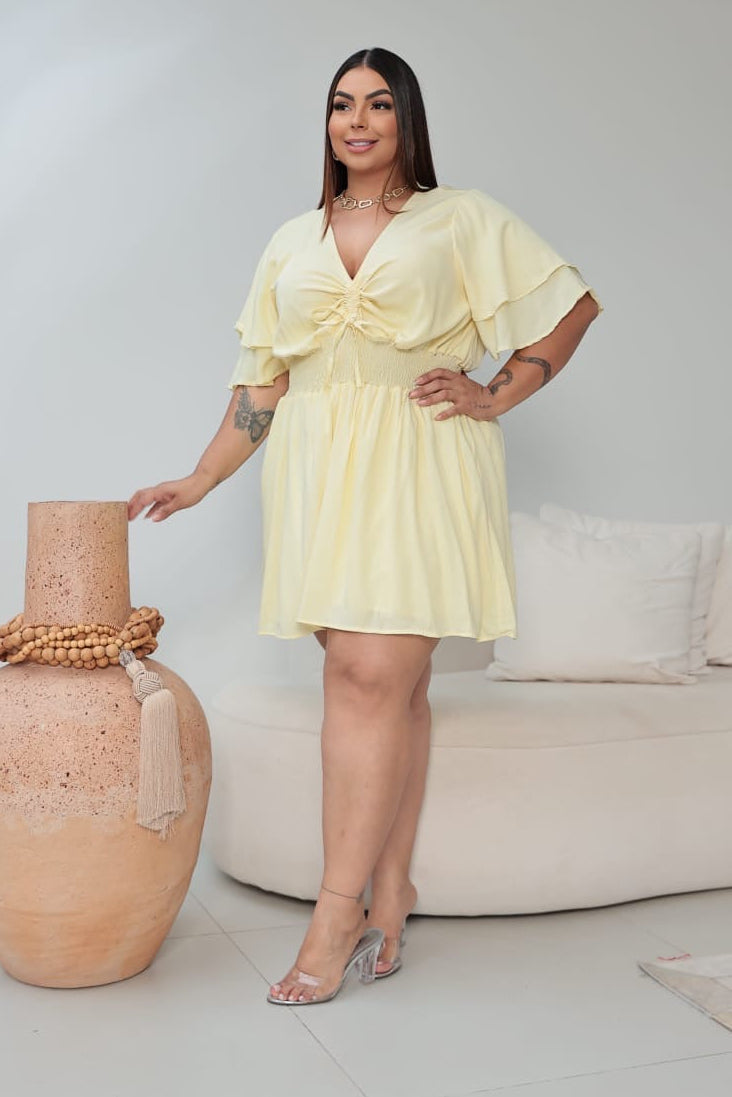 Macaquinho Shorts e Saia Léa