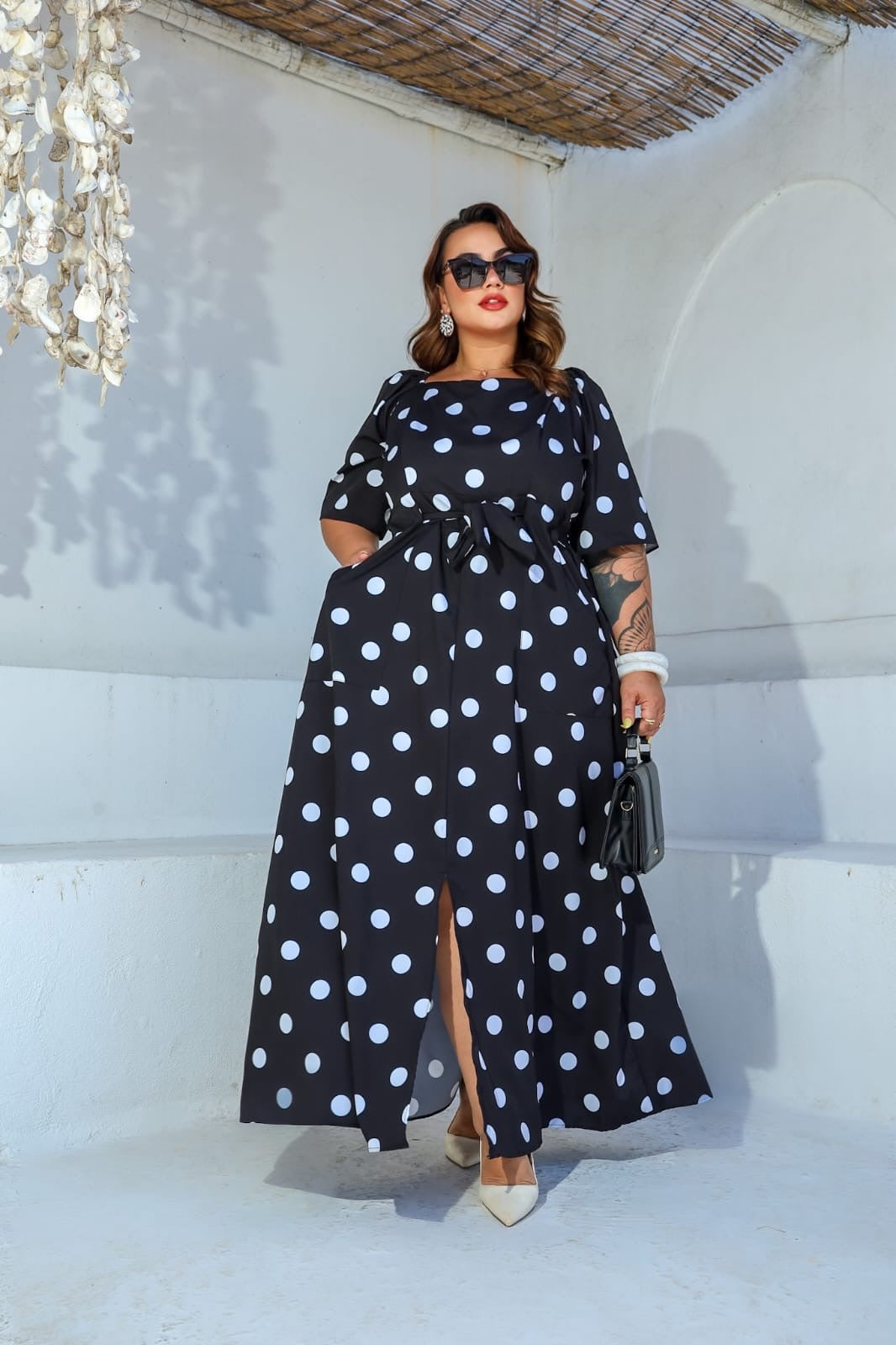 Vestido Poá