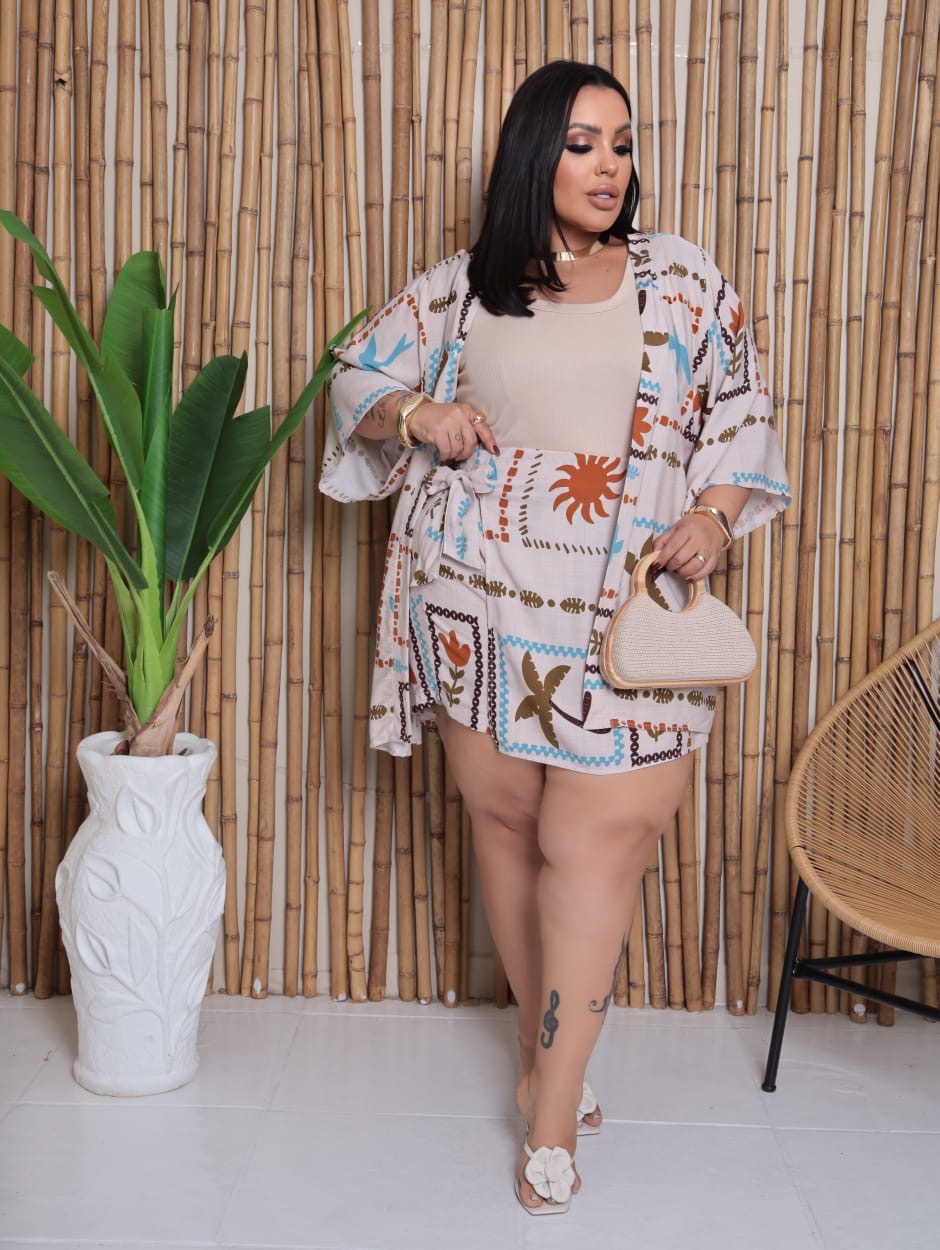 Conjunto Kimono 2 peças