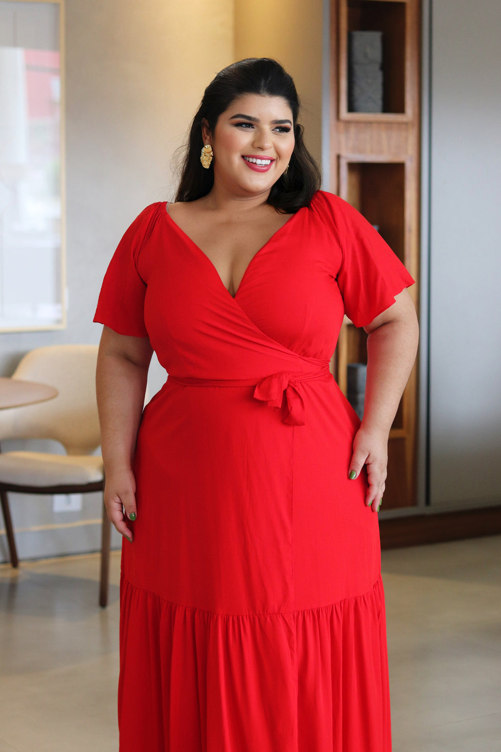 Vestido Sara Vermelho