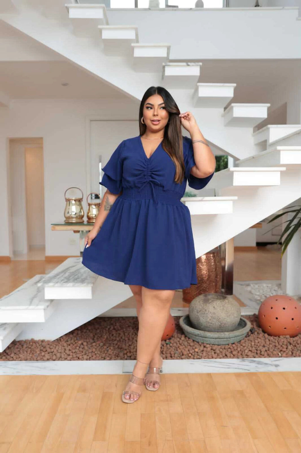 Macaquinho Shorts e Saia