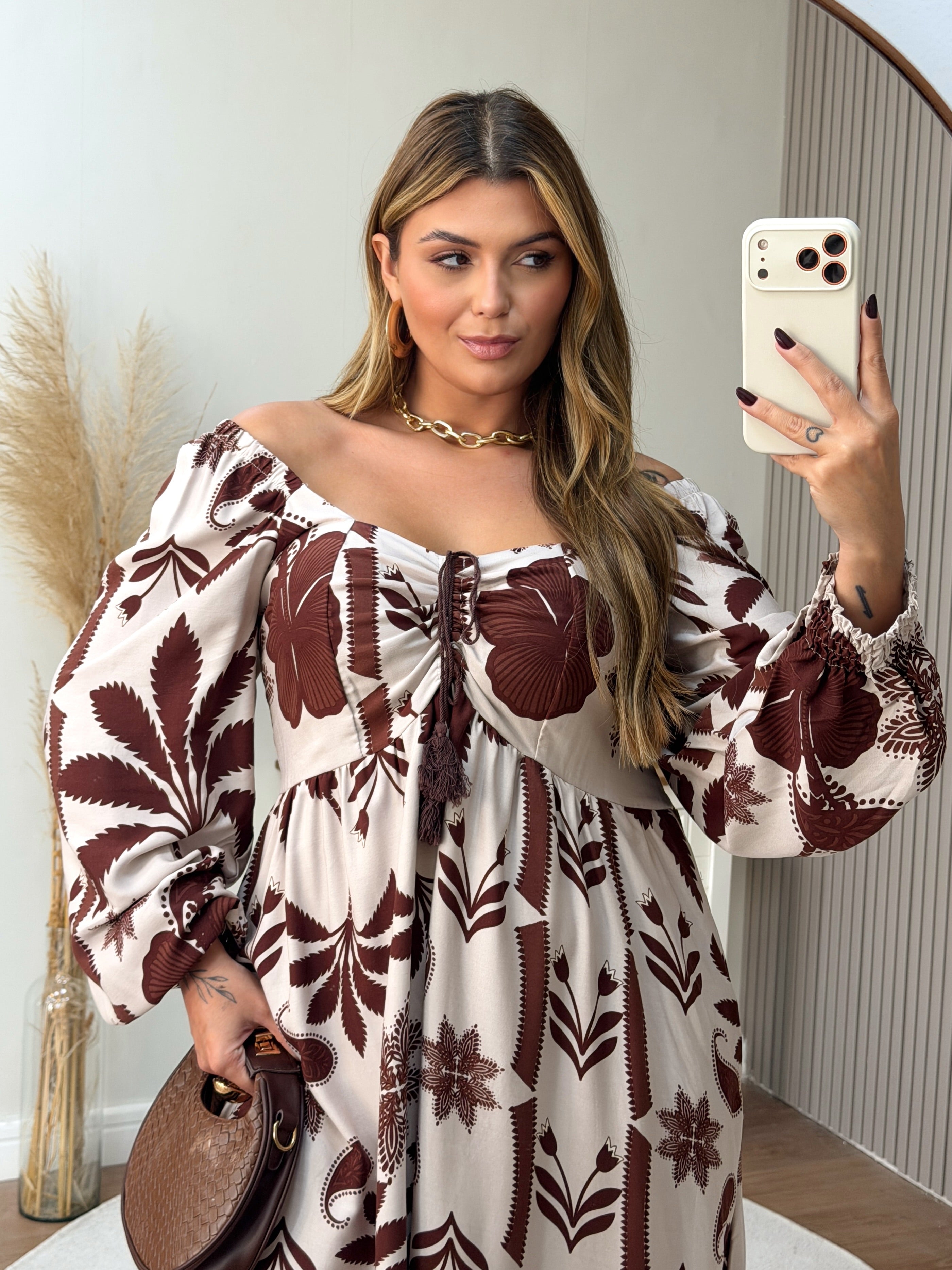 Vestido Turquia Manga longa
