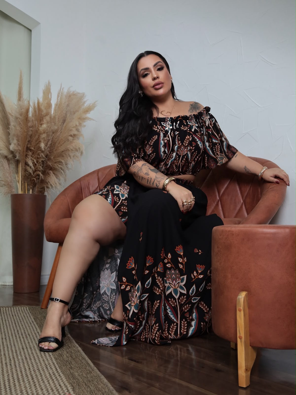Conjunto Alícia estampado
