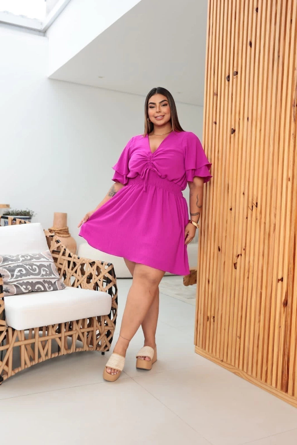 Macaquinho Shorts e Saia