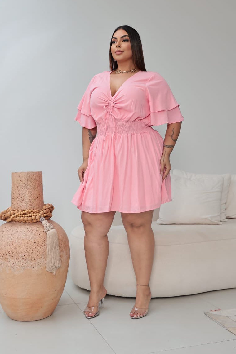 Macaquinho Shorts e Saia Léa