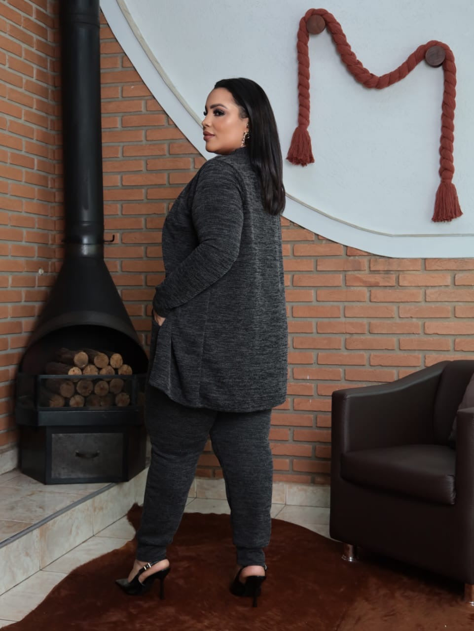 Trijunto Cozy Urban em Malha Rib