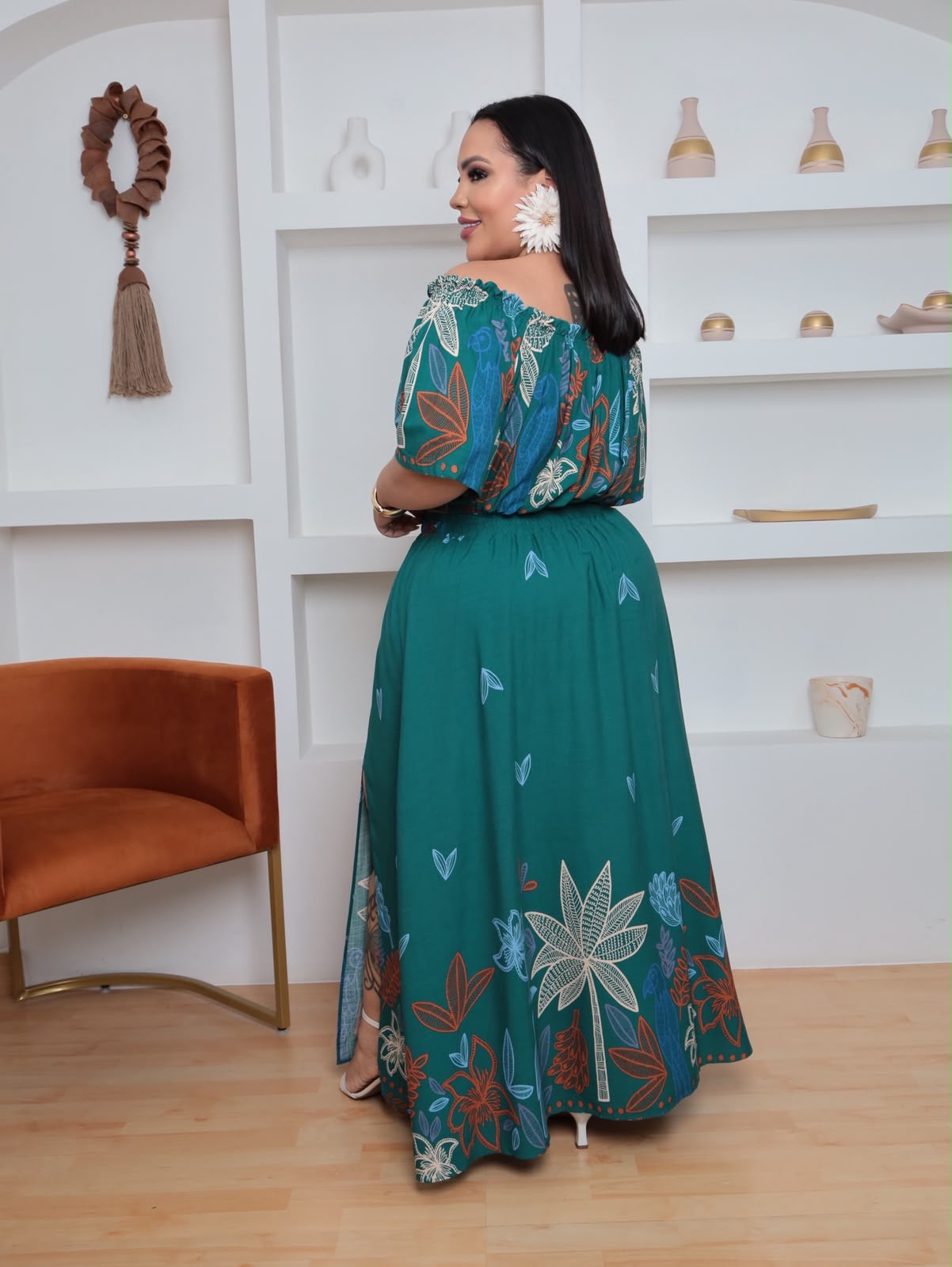 Conjunto Alícia estampado