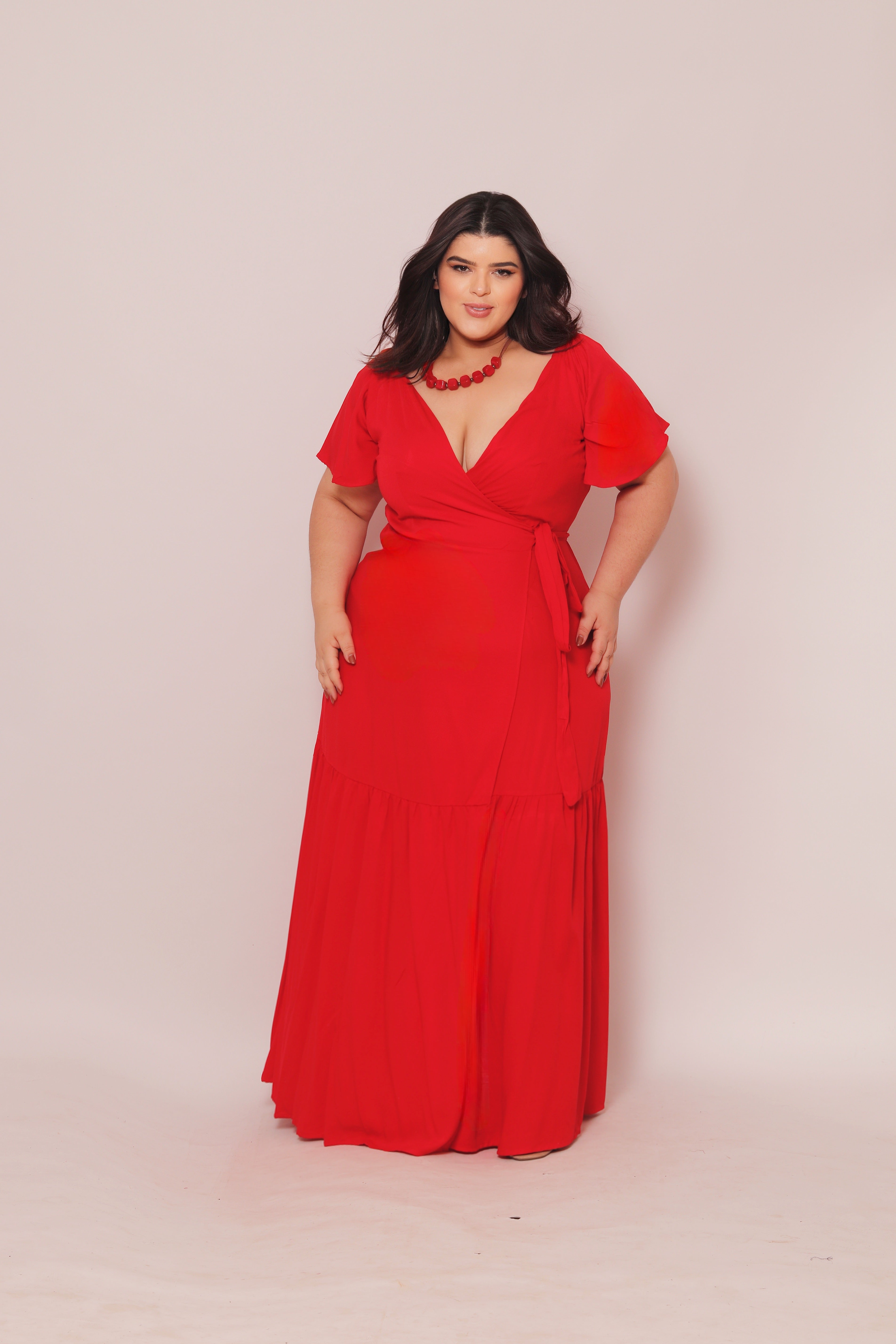 Vestido Plus Size Longo Sara