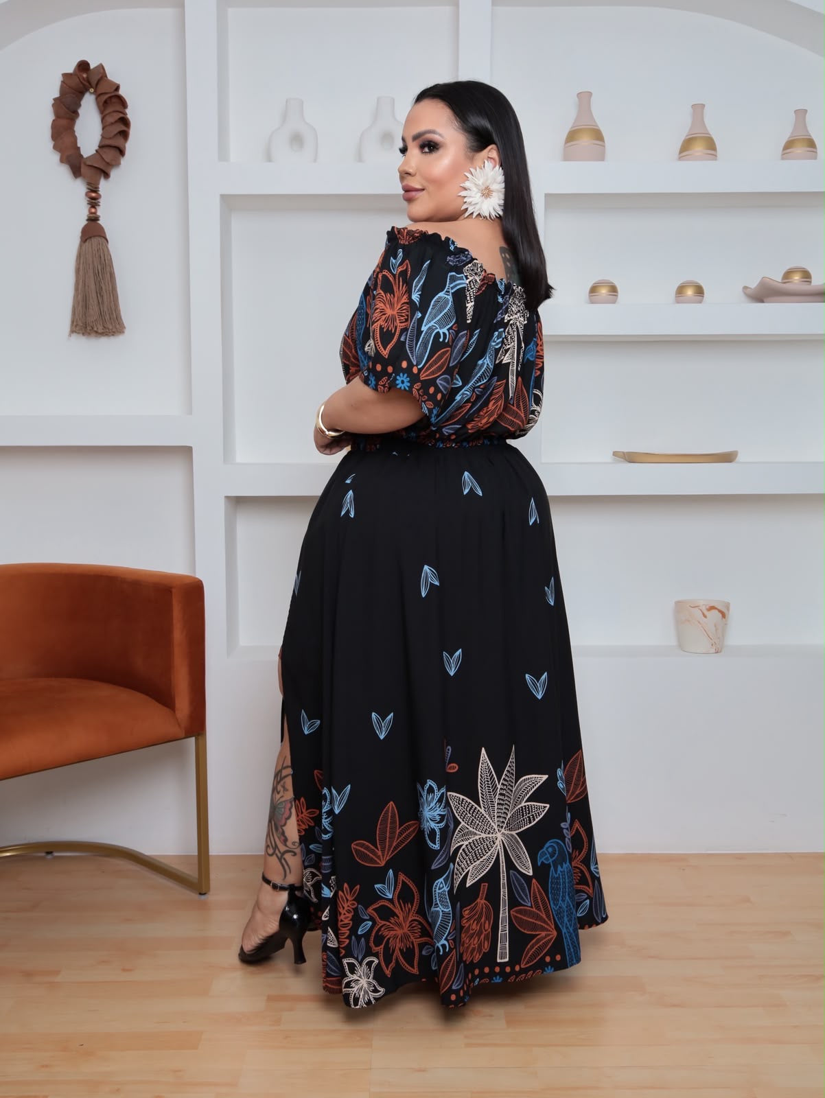Conjunto Alícia estampado
