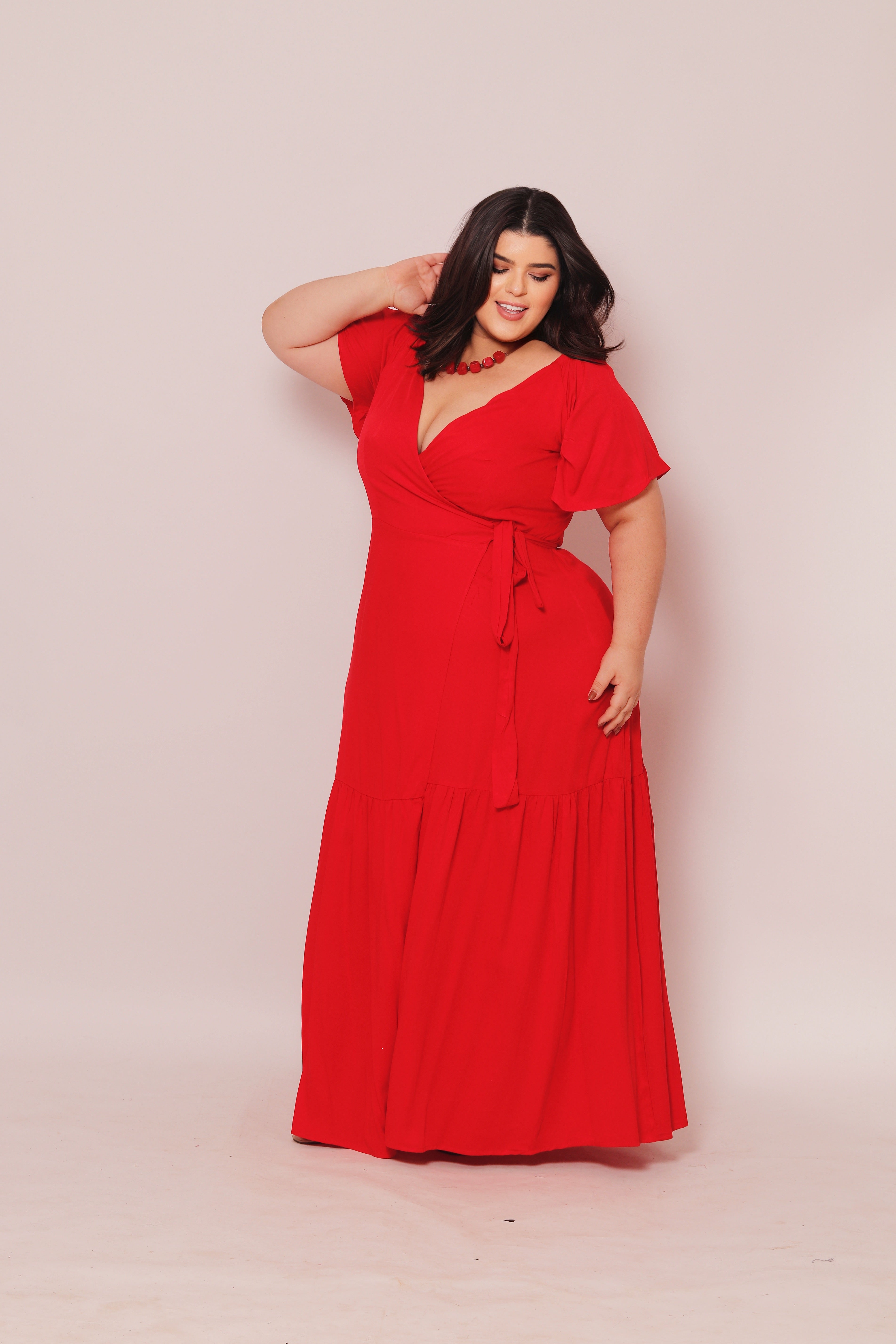 Vestido Plus Size Longo Sara