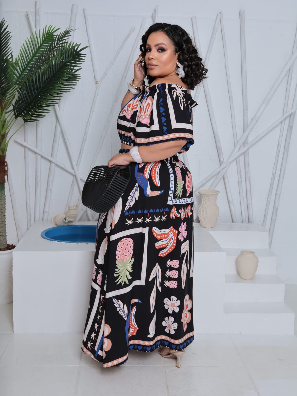 Conjunto Alícia estampado