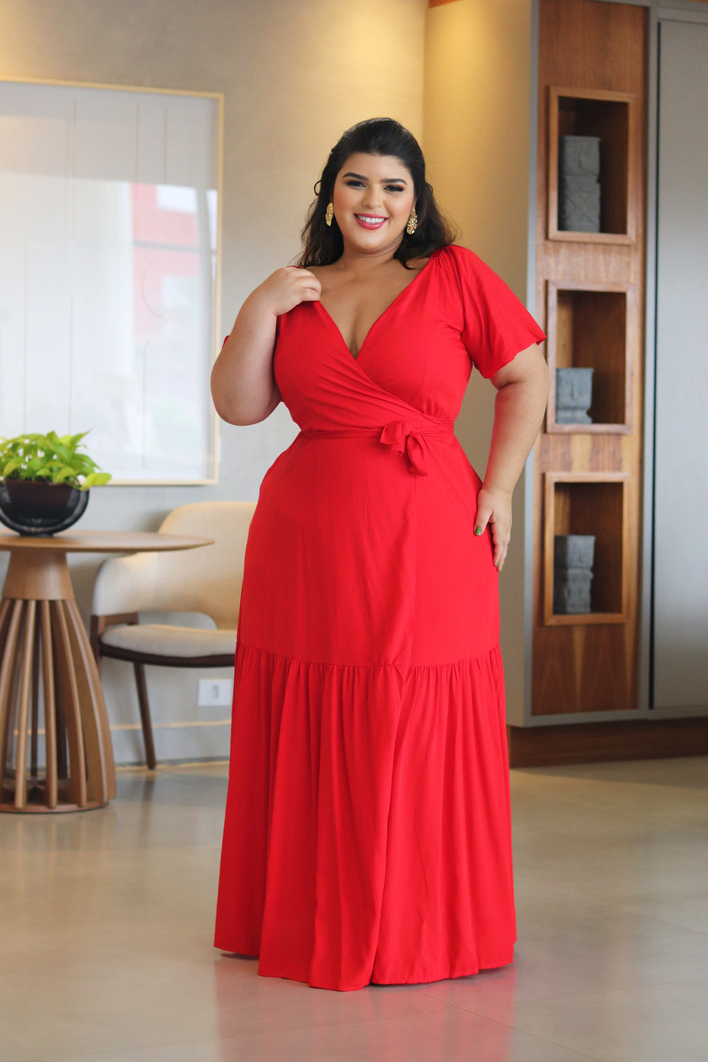 Vestido Sara Vermelho