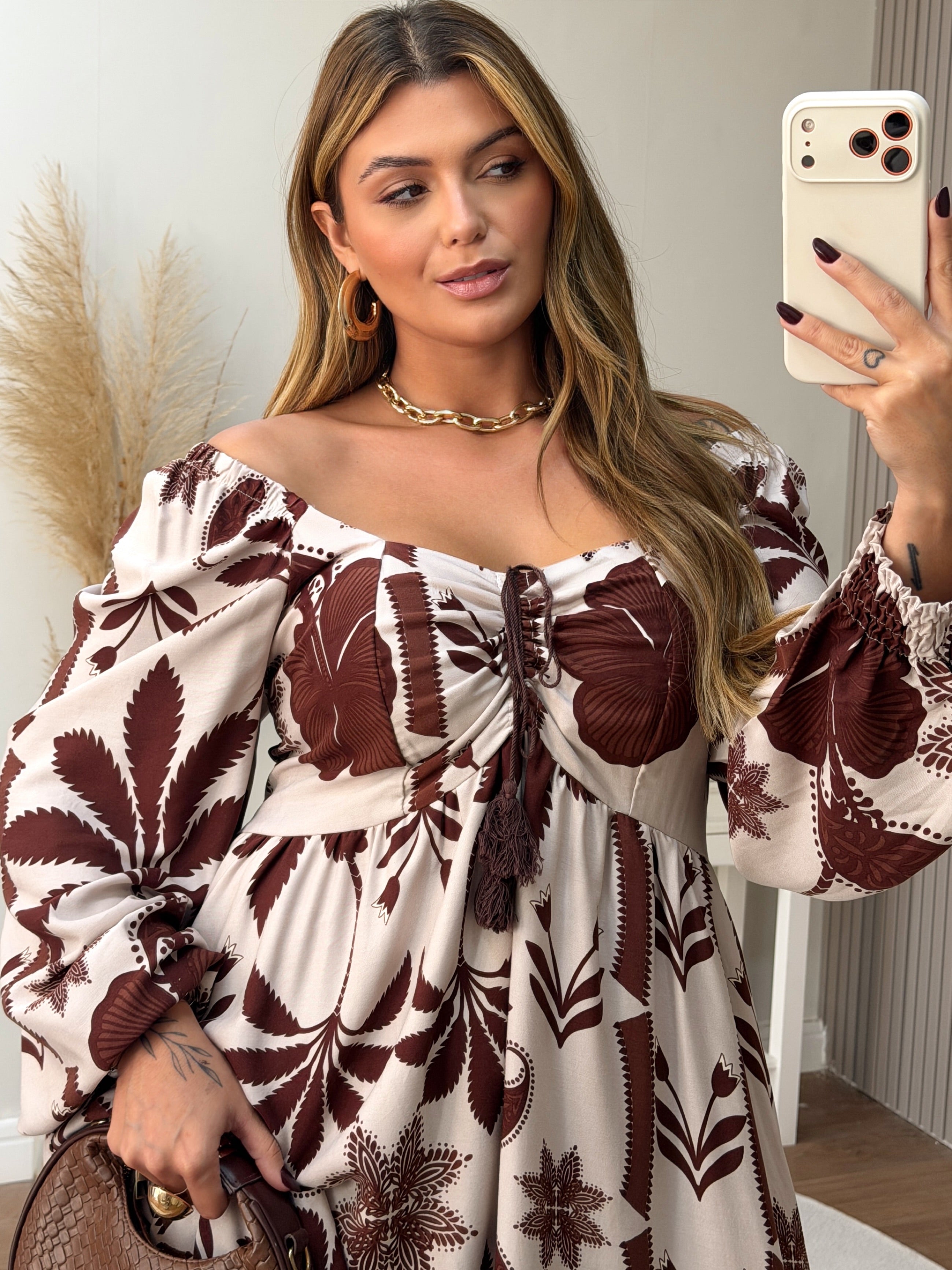 Vestido Turquia Manga longa