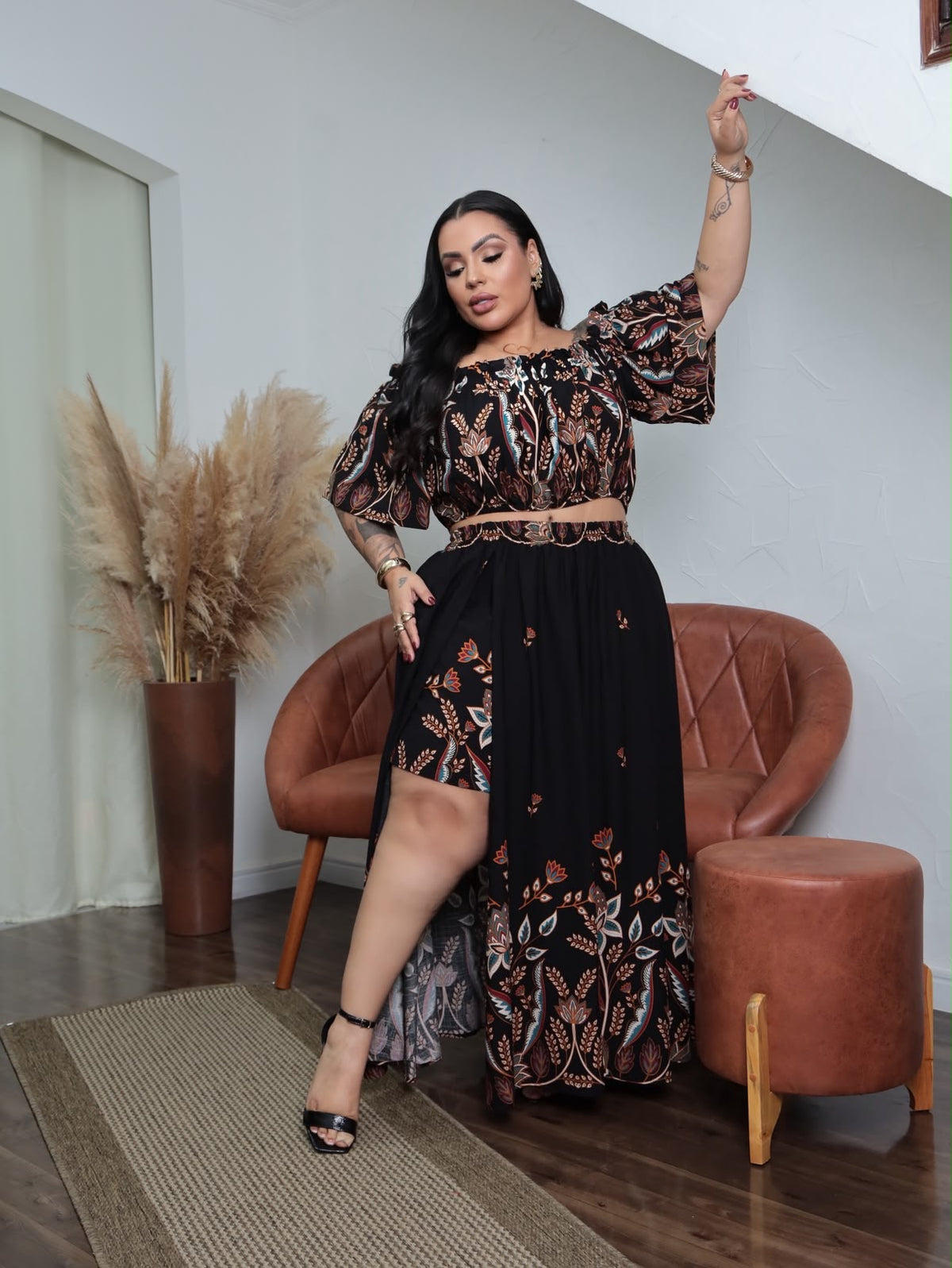 Conjunto Alícia estampado