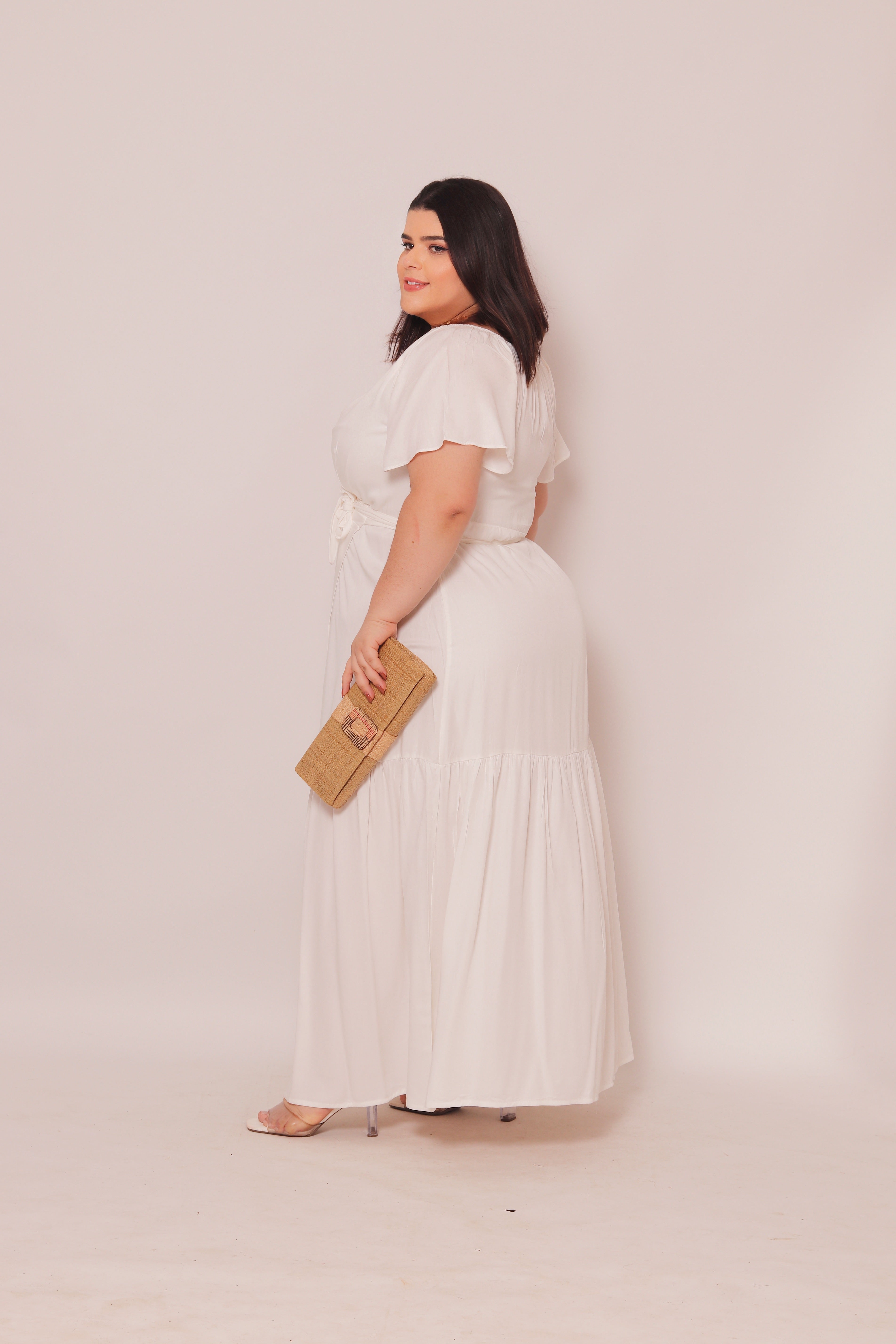 Vestido Plus Size Longo Sara