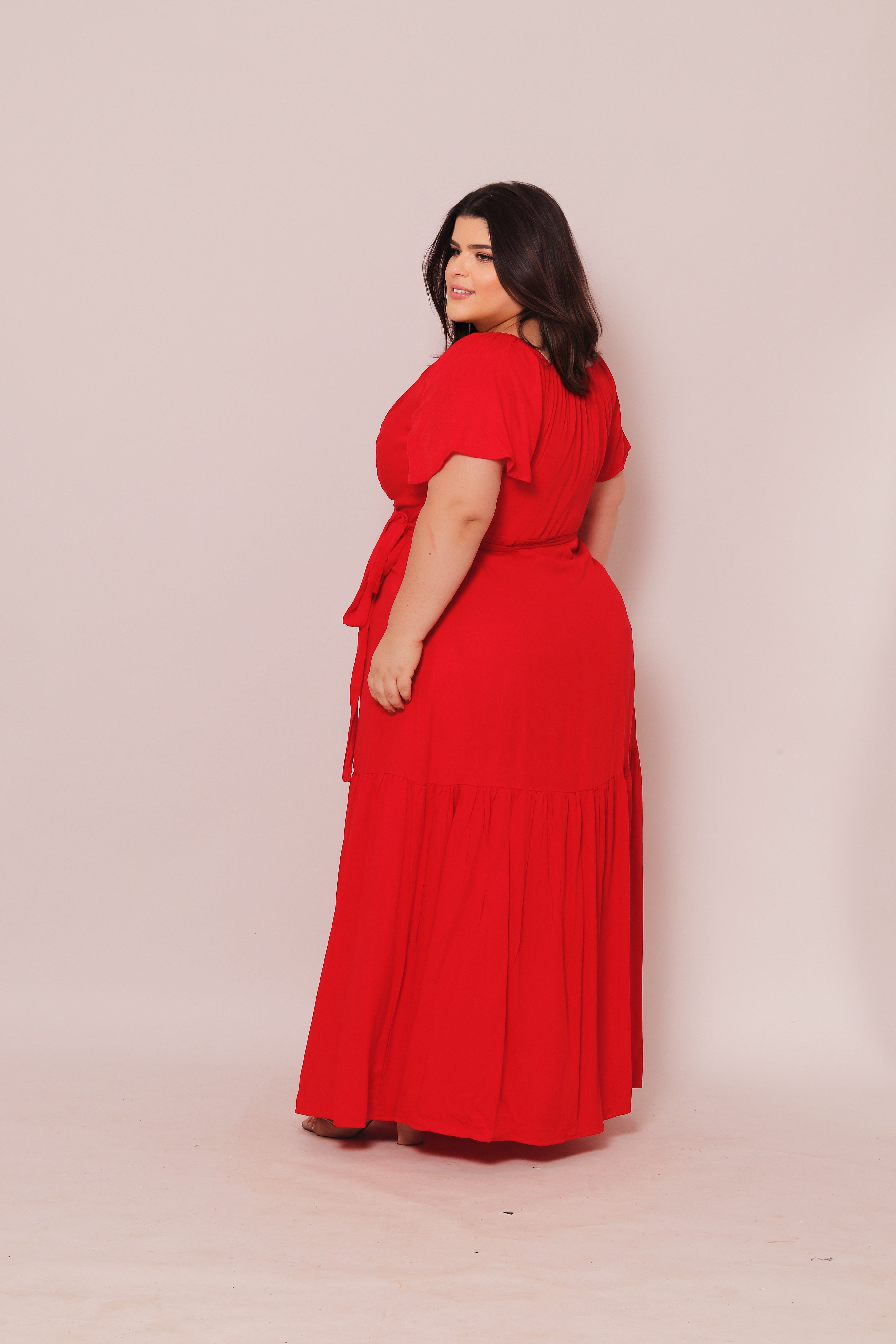 Vestido Plus Size Longo Sara
