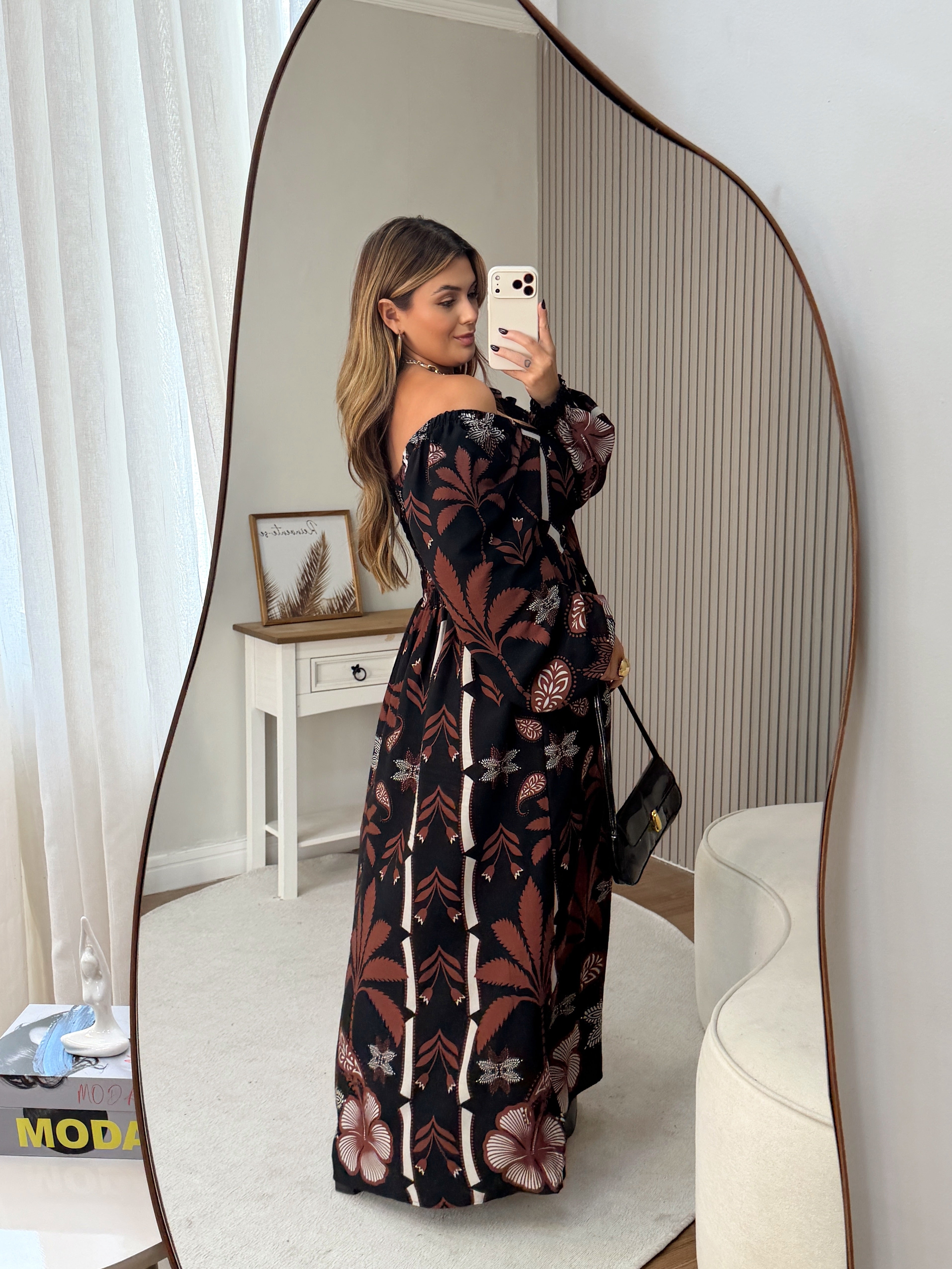 Vestido Turquia Manga longa