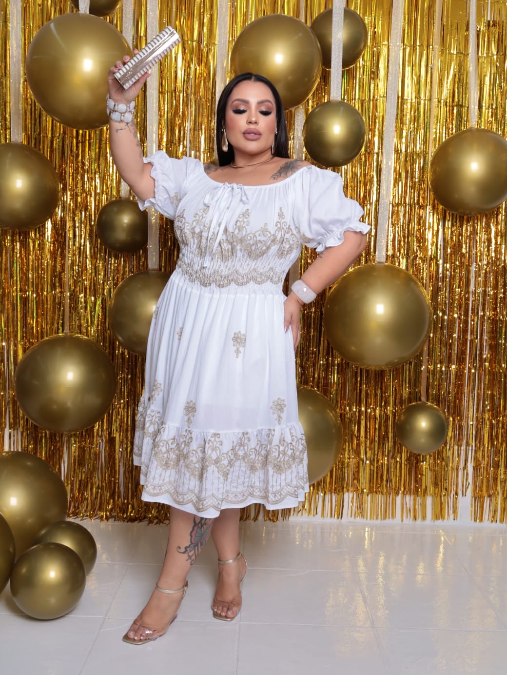 Vestido Ciganinha Bordado