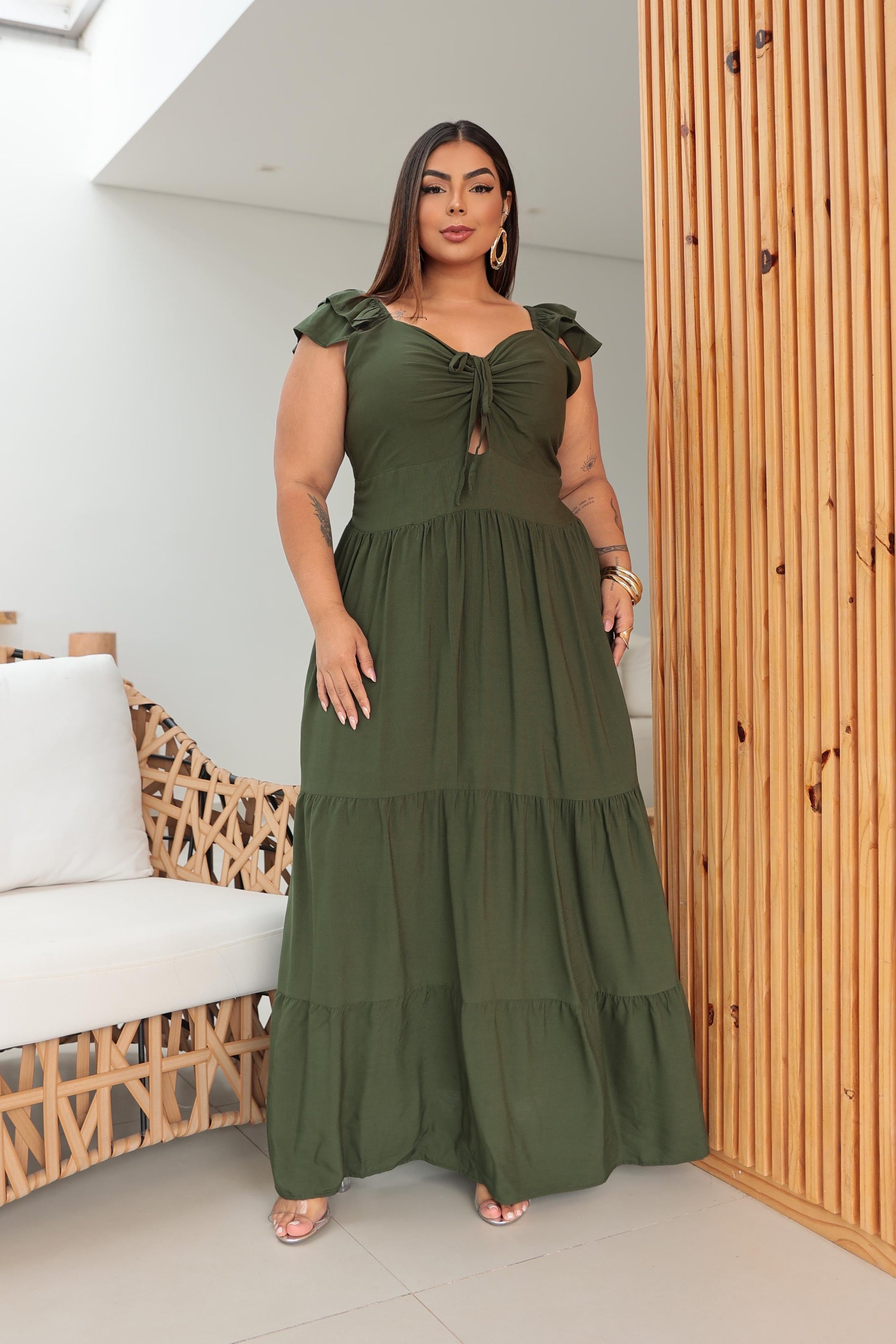Vestido Fantini Viscolinho