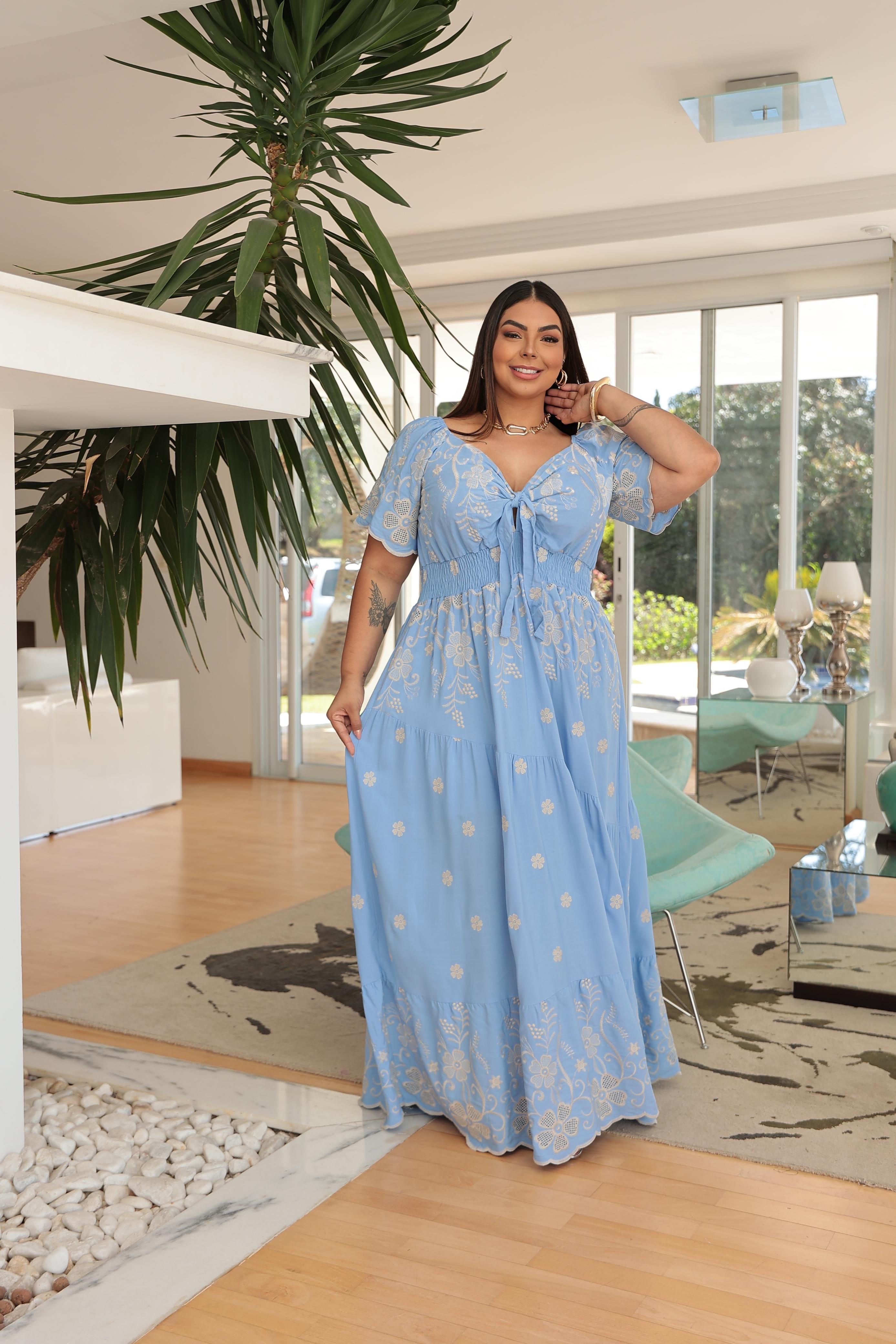 Vestido Alicy Bordado