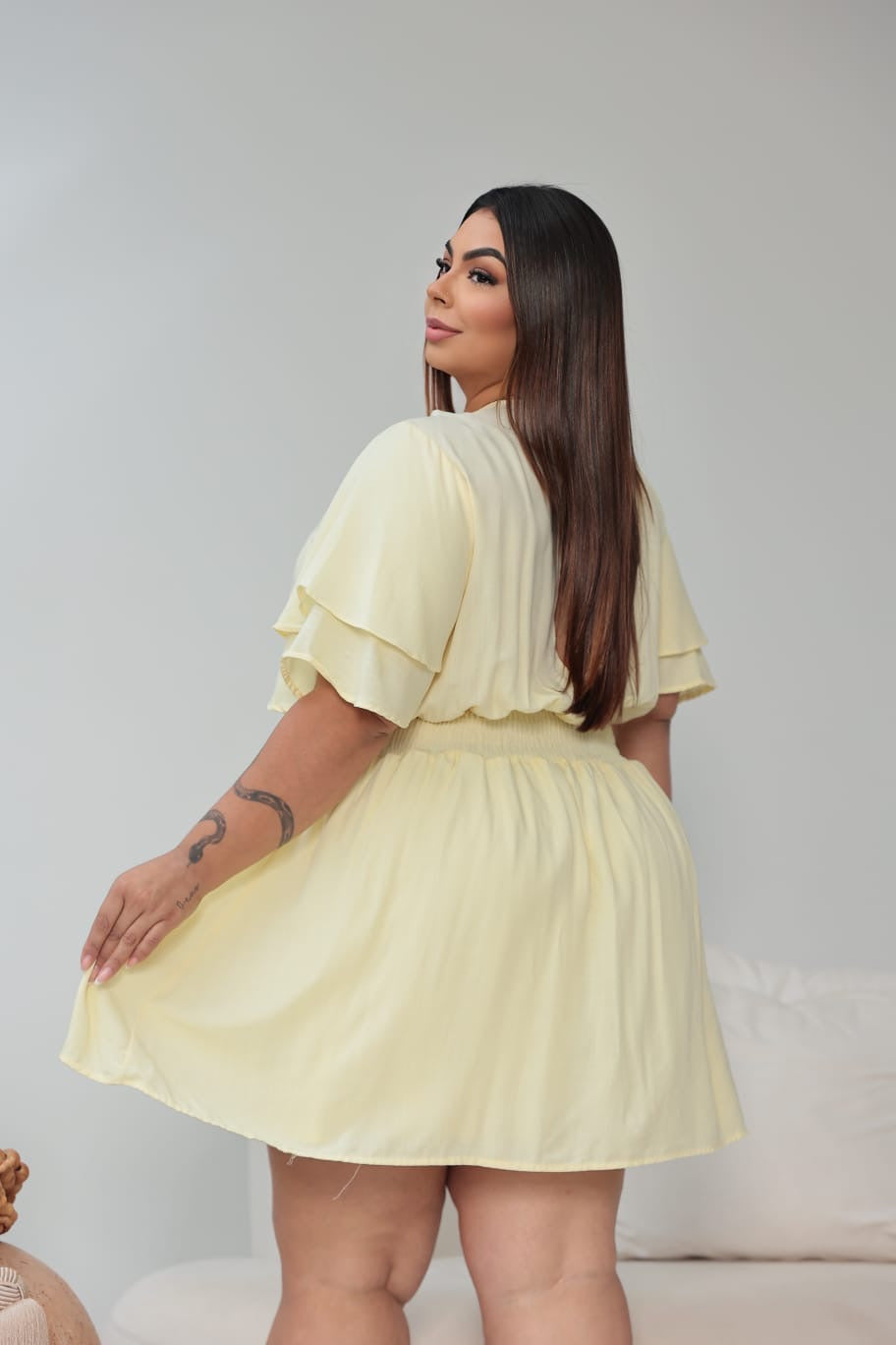 Macaquinho Shorts e Saia Léa