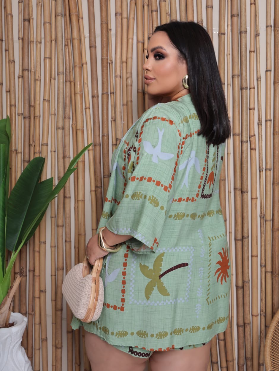 Conjunto Kimono 2 peças