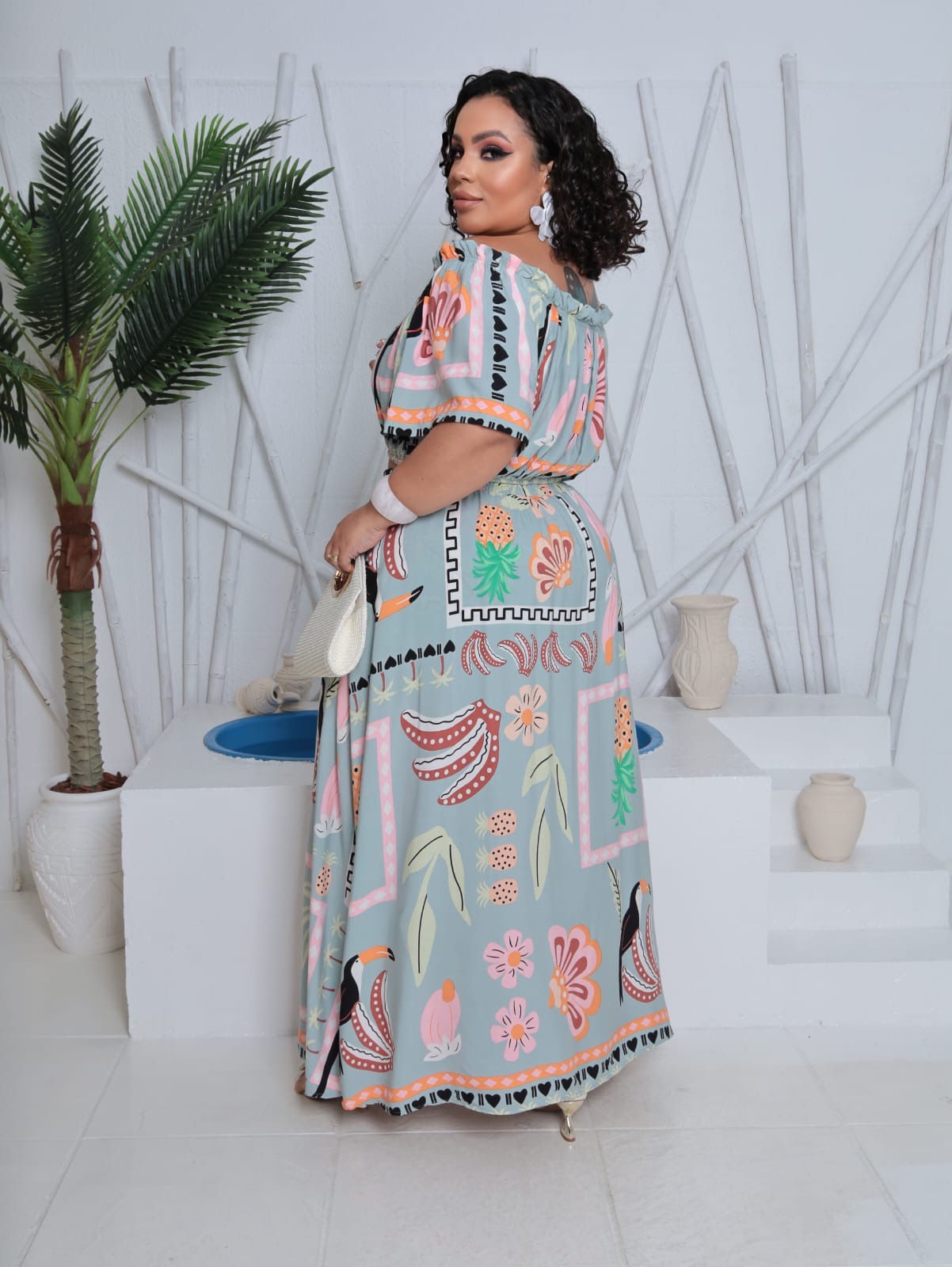 Conjunto Alícia estampado