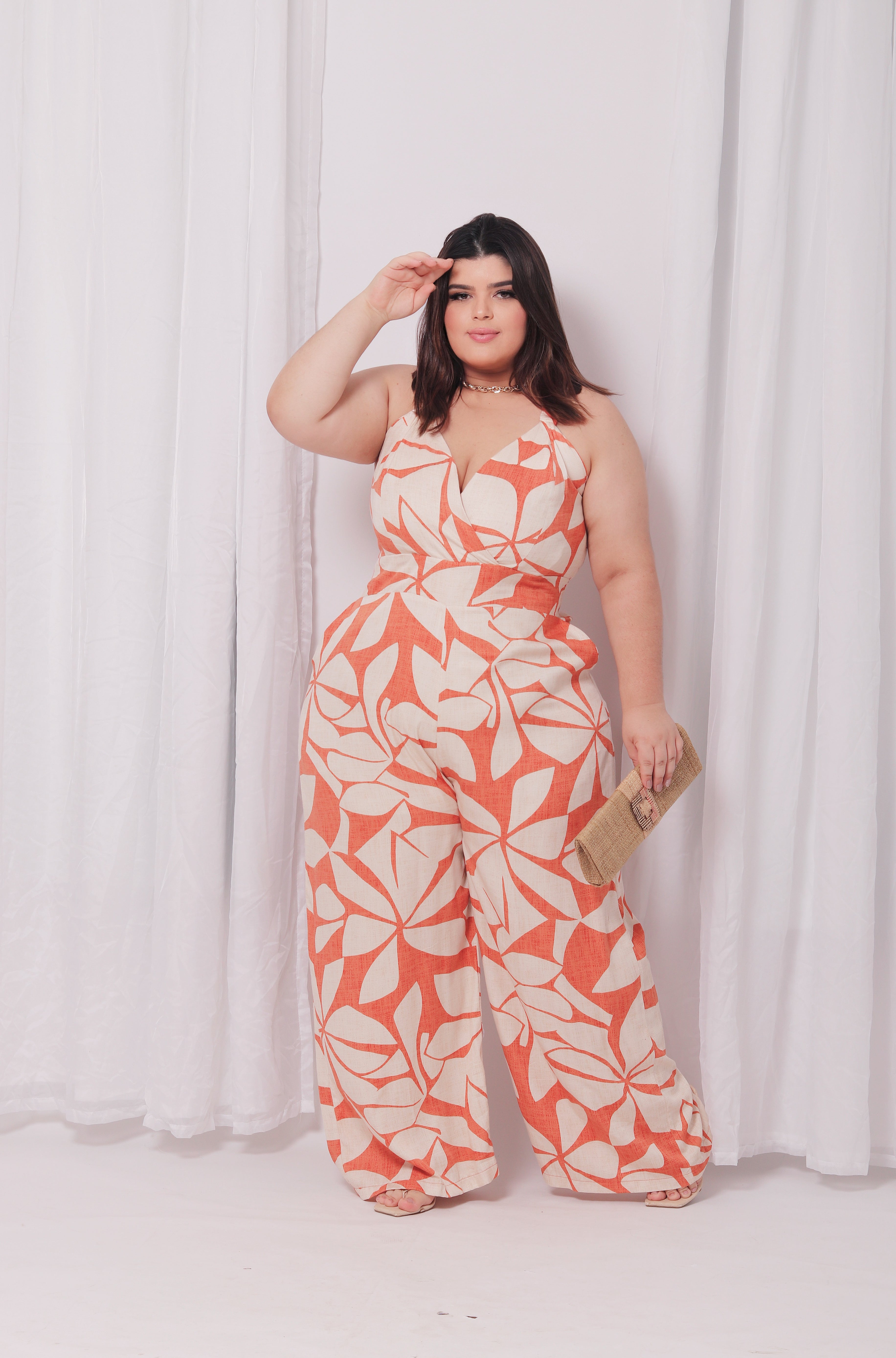 Macacão Alça Estampado