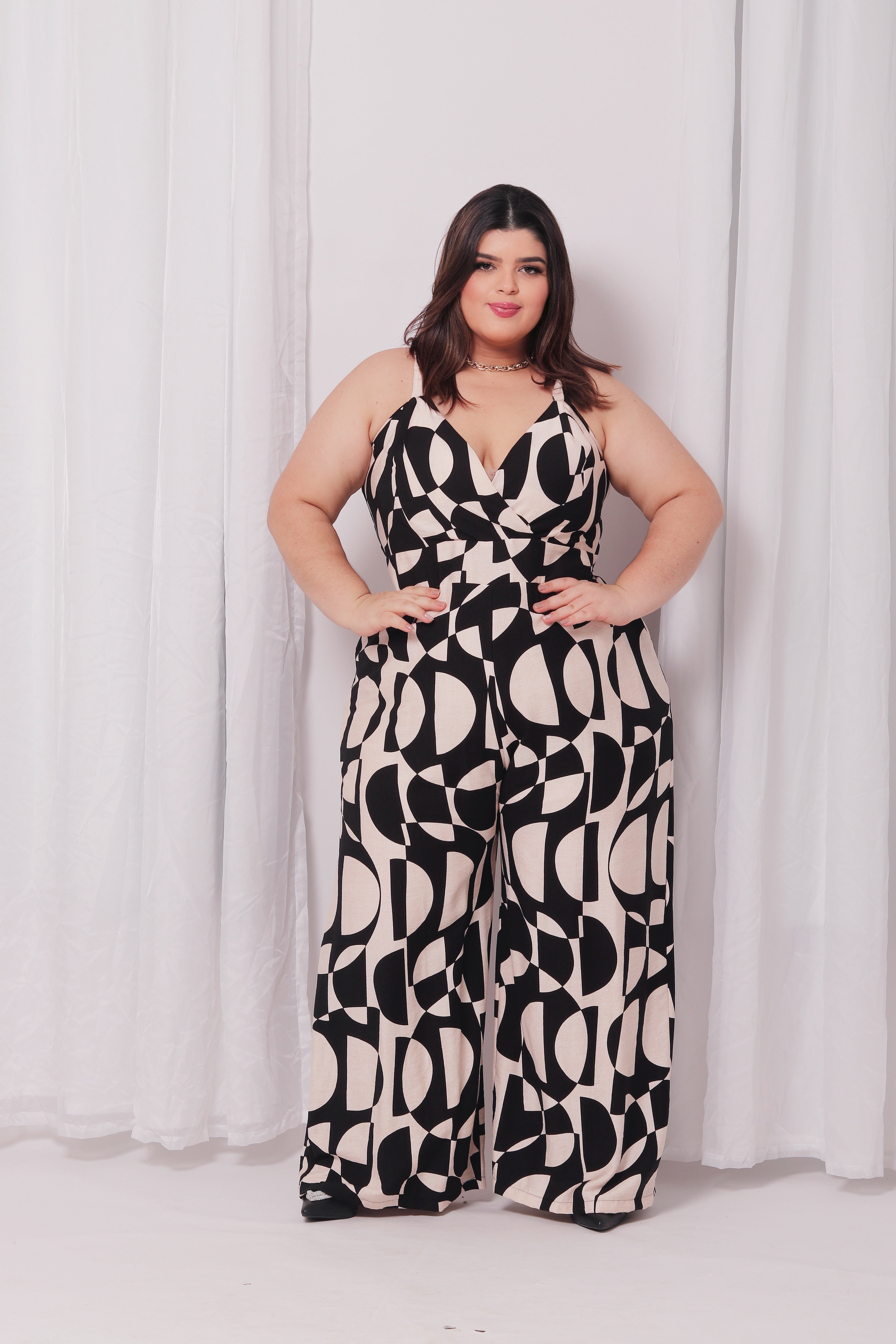 Macacão Alça Estampado