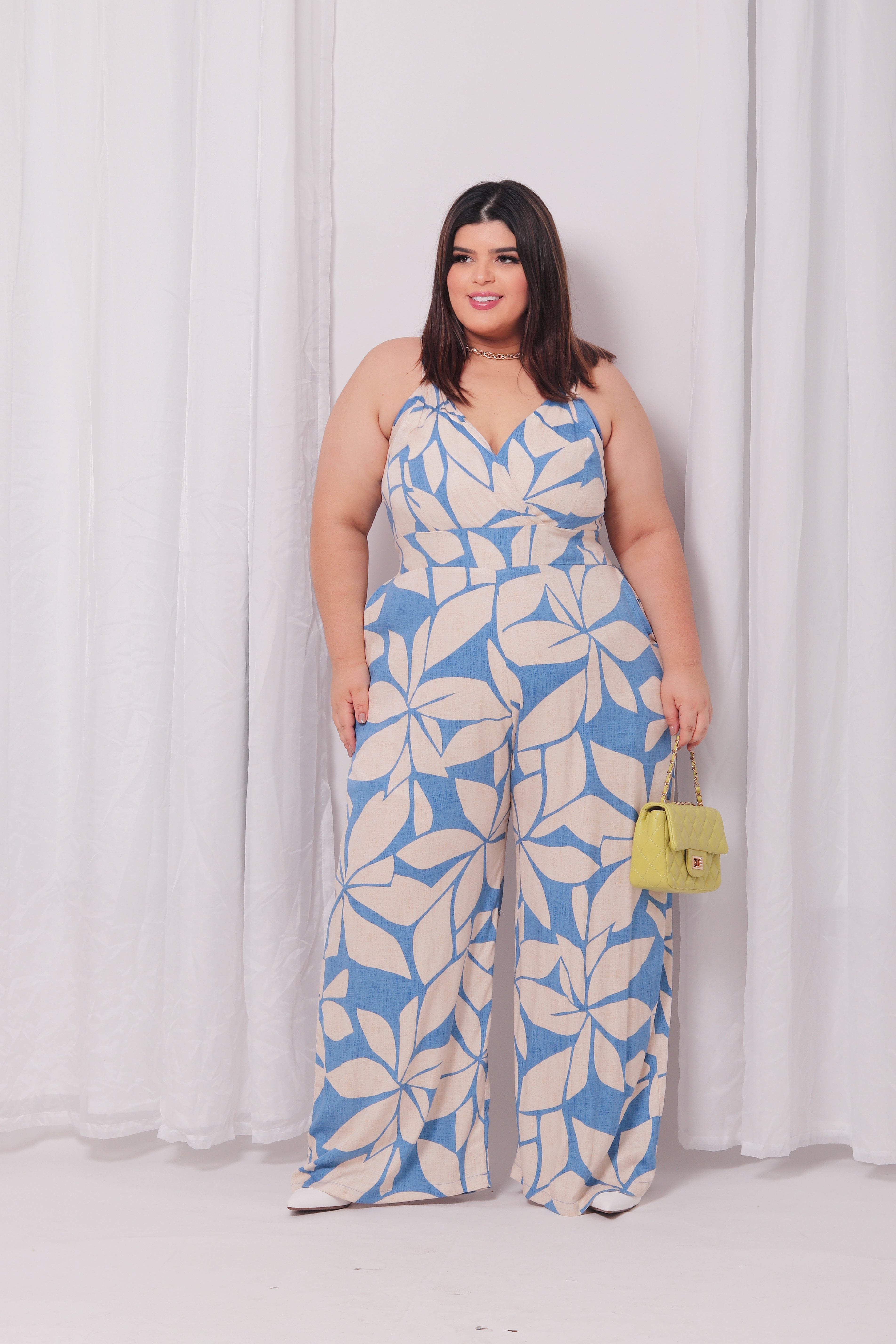 Macacão Alça Estampado