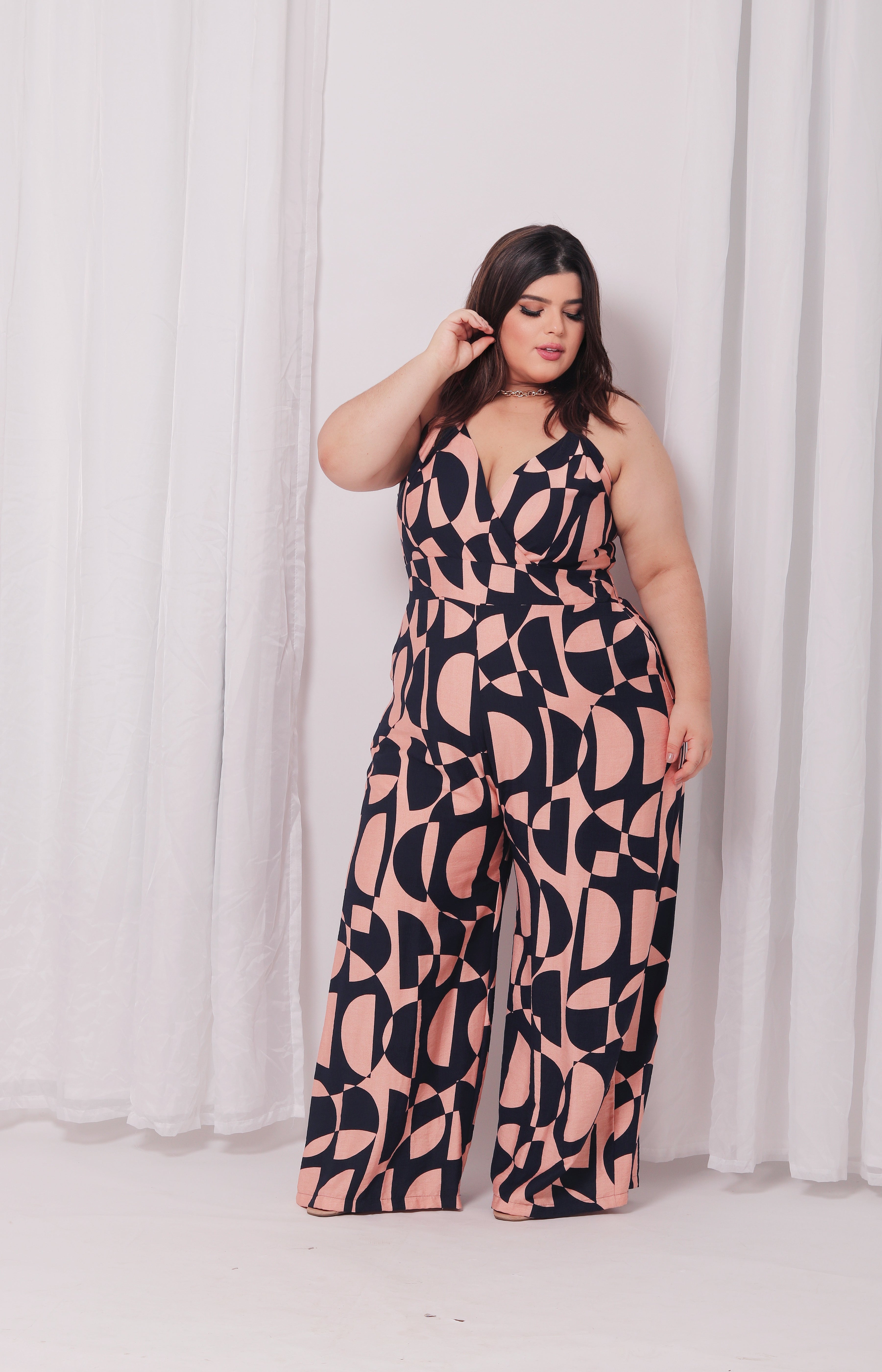 Macacão Alça Estampado