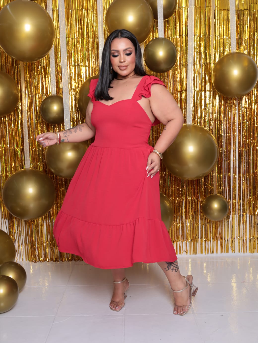 Vestido Larissa Vermelho