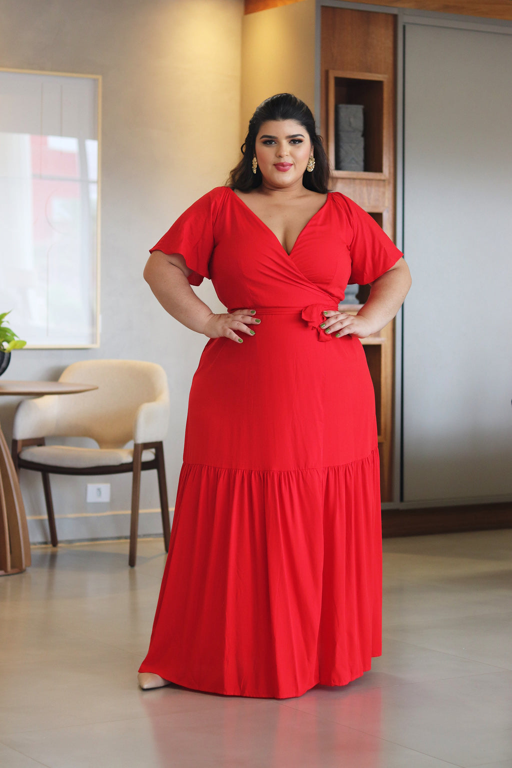 Vestido Sara Vermelho