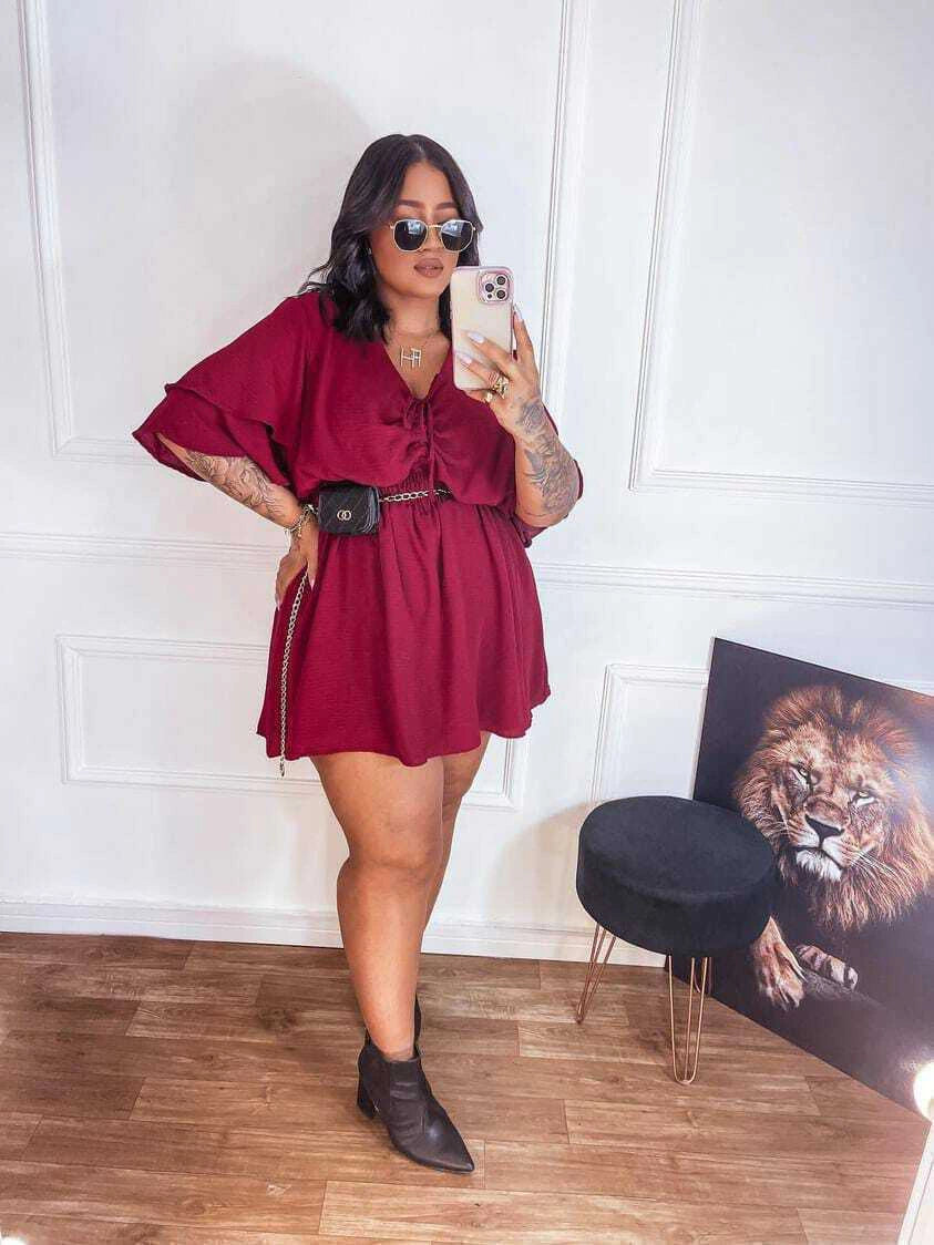 Macaquinho Shorts e Saia