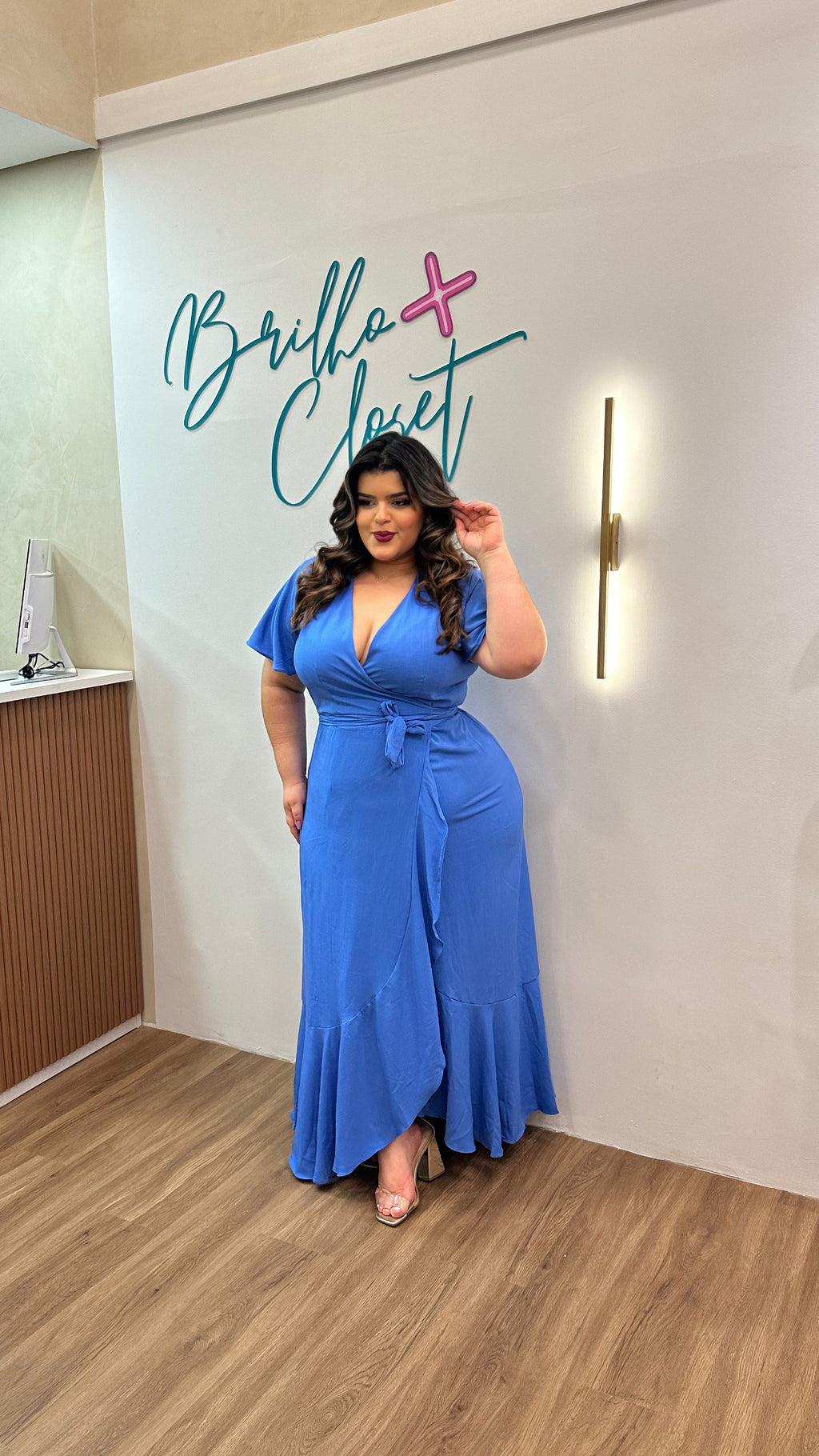 Vestido Manu Azul Claro