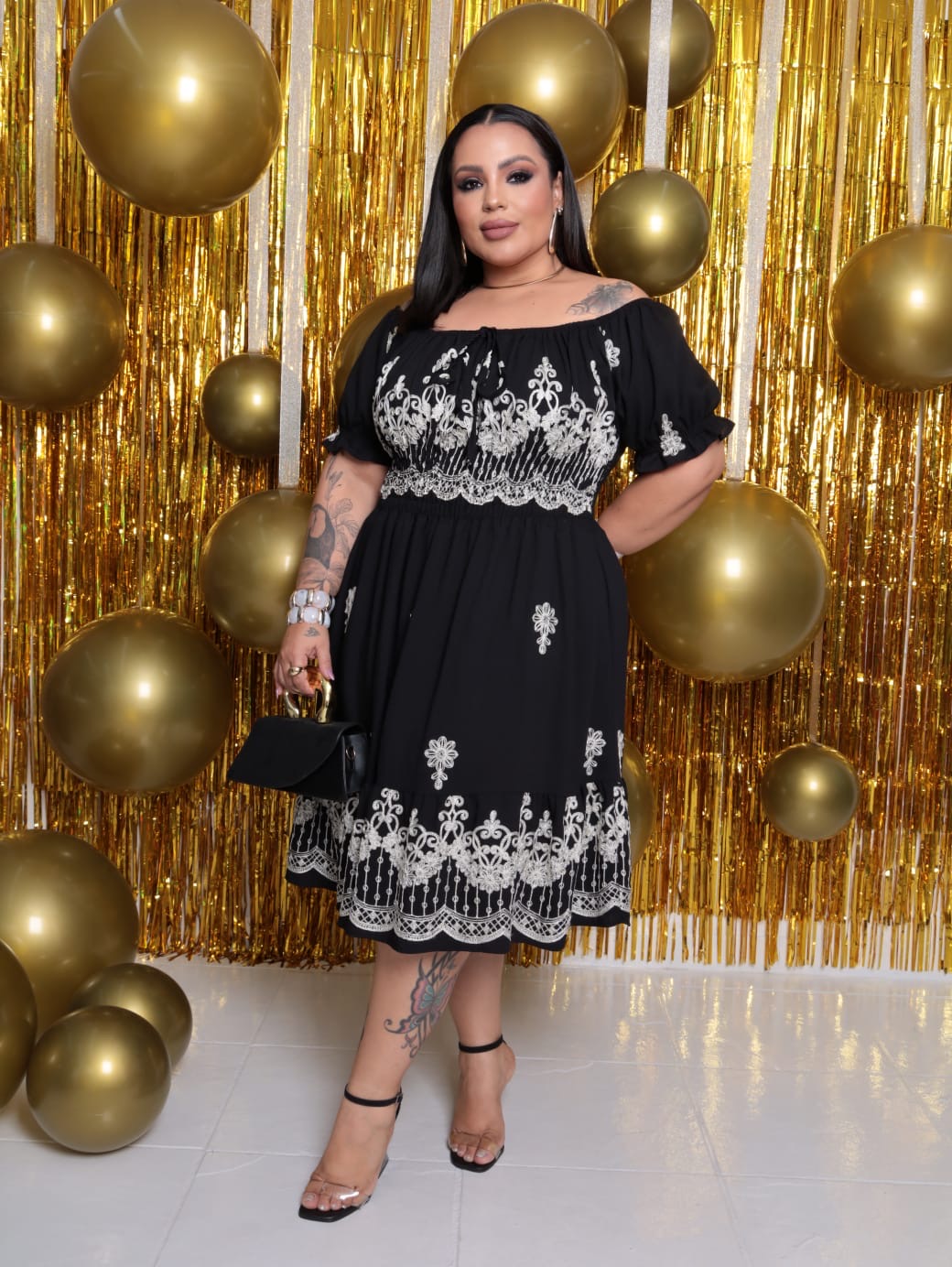 Vestido Ciganinha Bordado