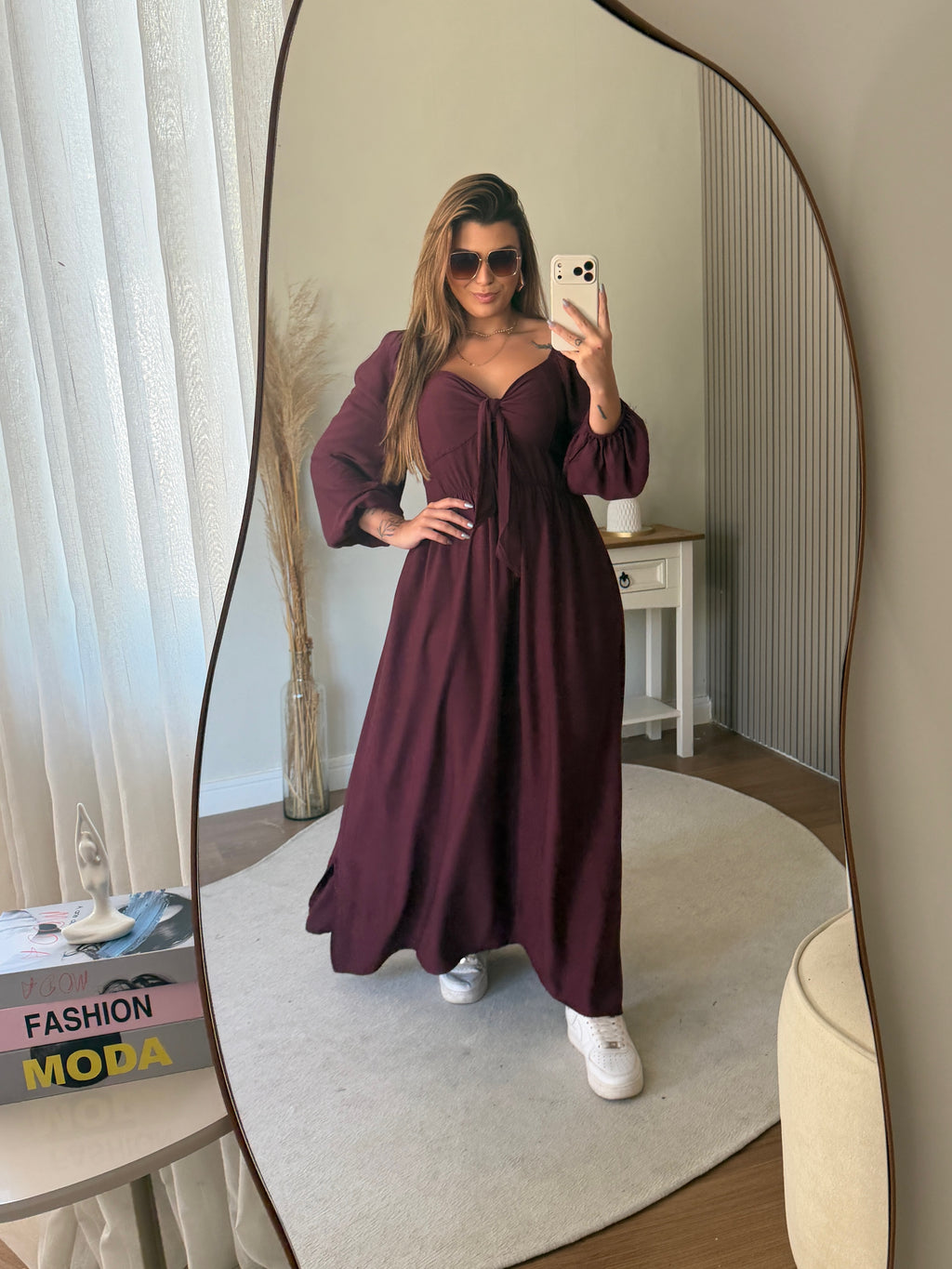 Vestido Veneza Manga Longa
