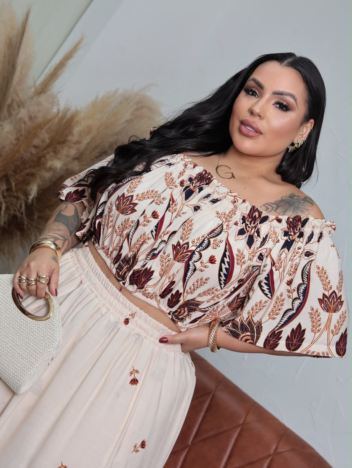 Conjunto Alícia estampado