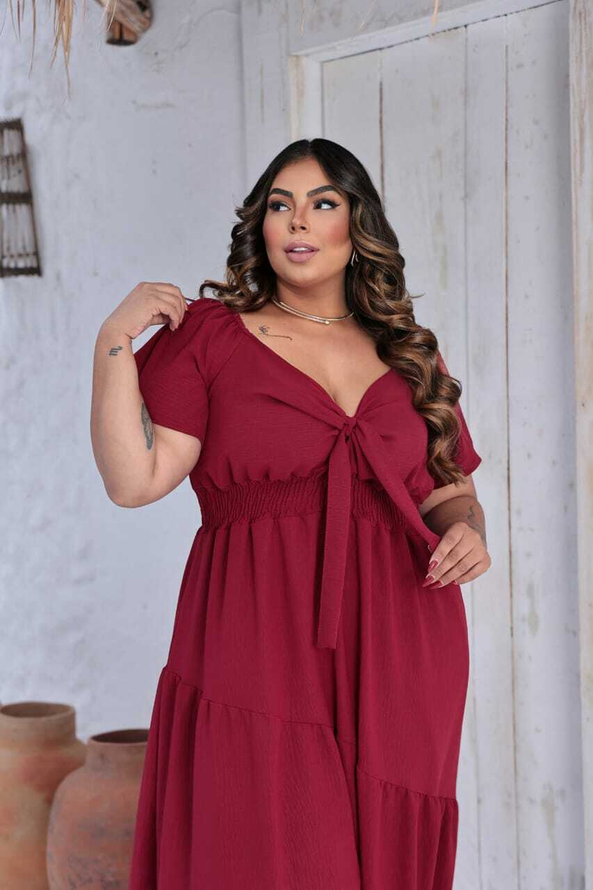 Vestido Isis Marsala