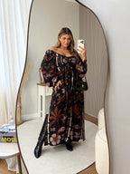 Vestido Turquia Manga longa