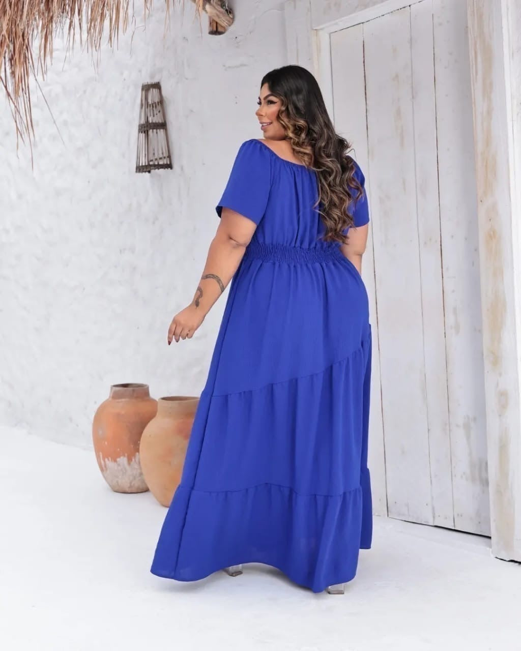 Vestido Isis Azul Royal