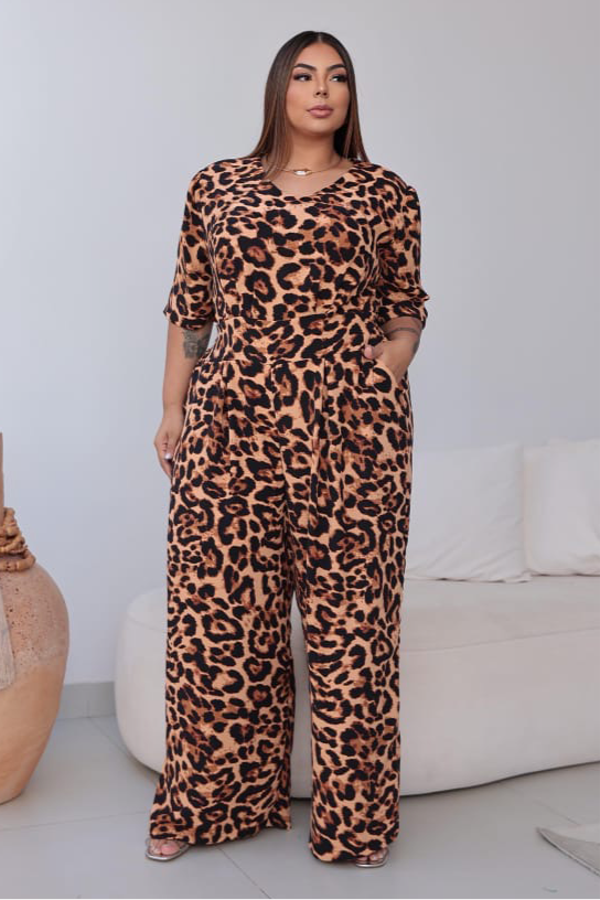 Macacão Dubai Animal Print