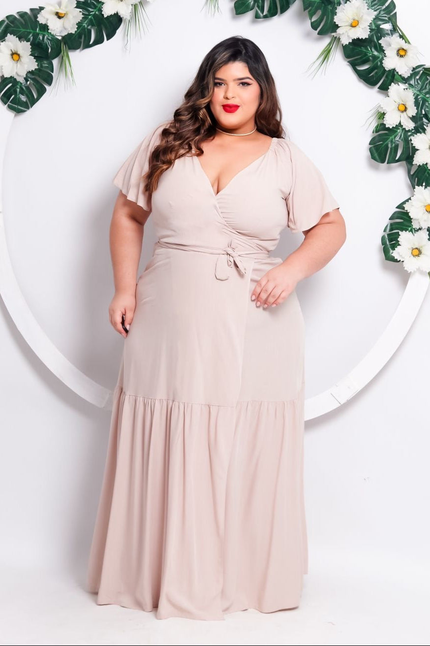 Vestido Plus Size Longo Sara