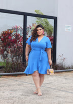 Vestido Maria Azul Claro