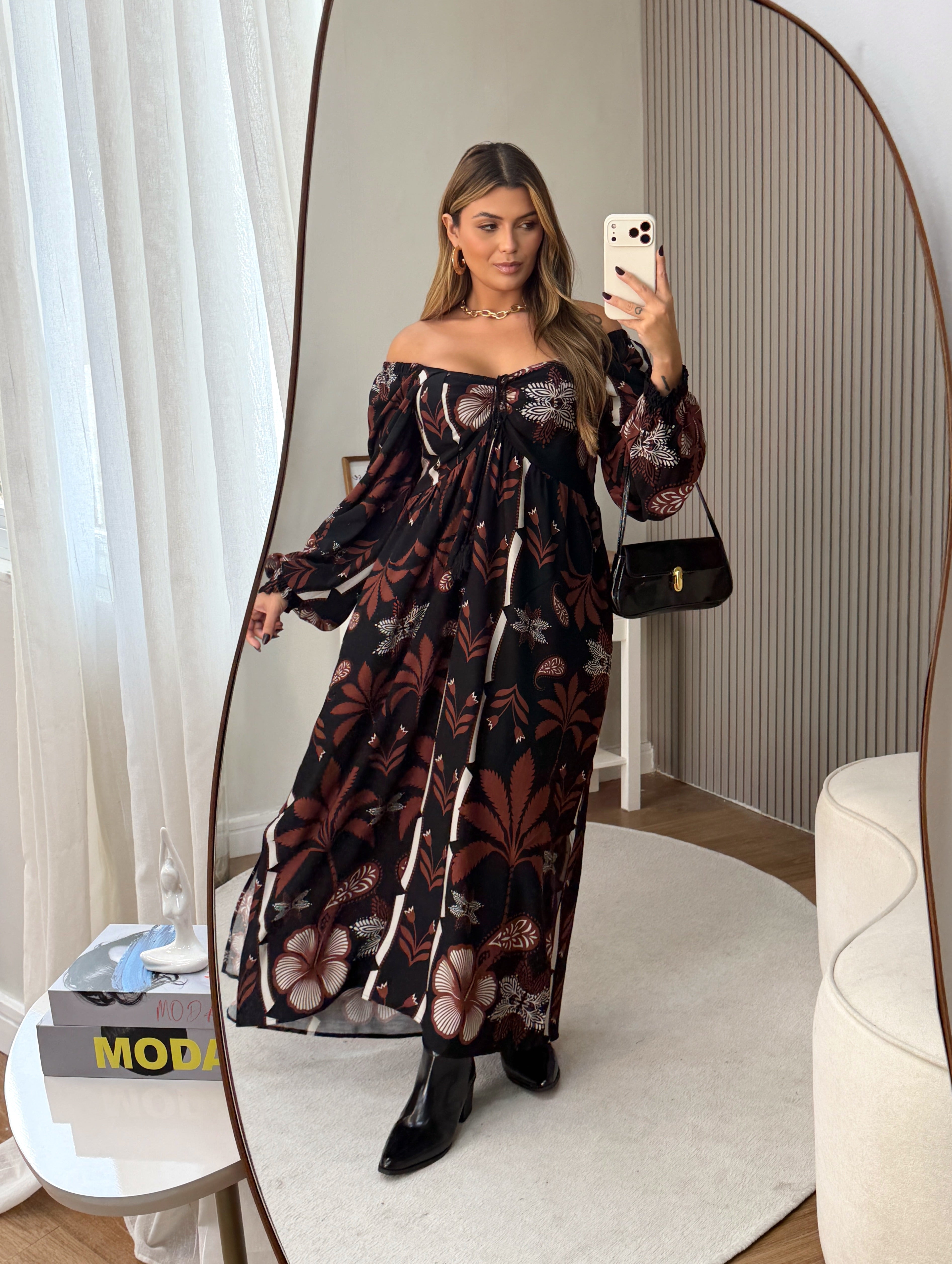 Vestido Turquia Manga longa