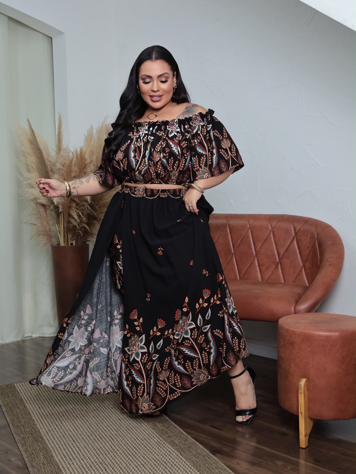 Conjunto Alícia estampado