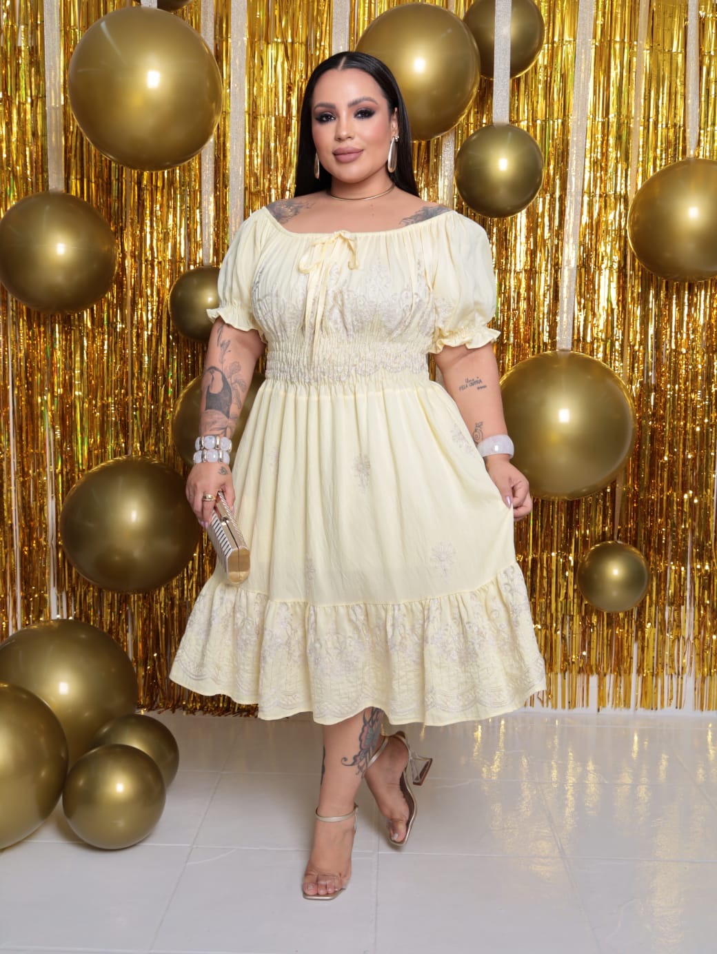 Vestido Ciganinha Bordado