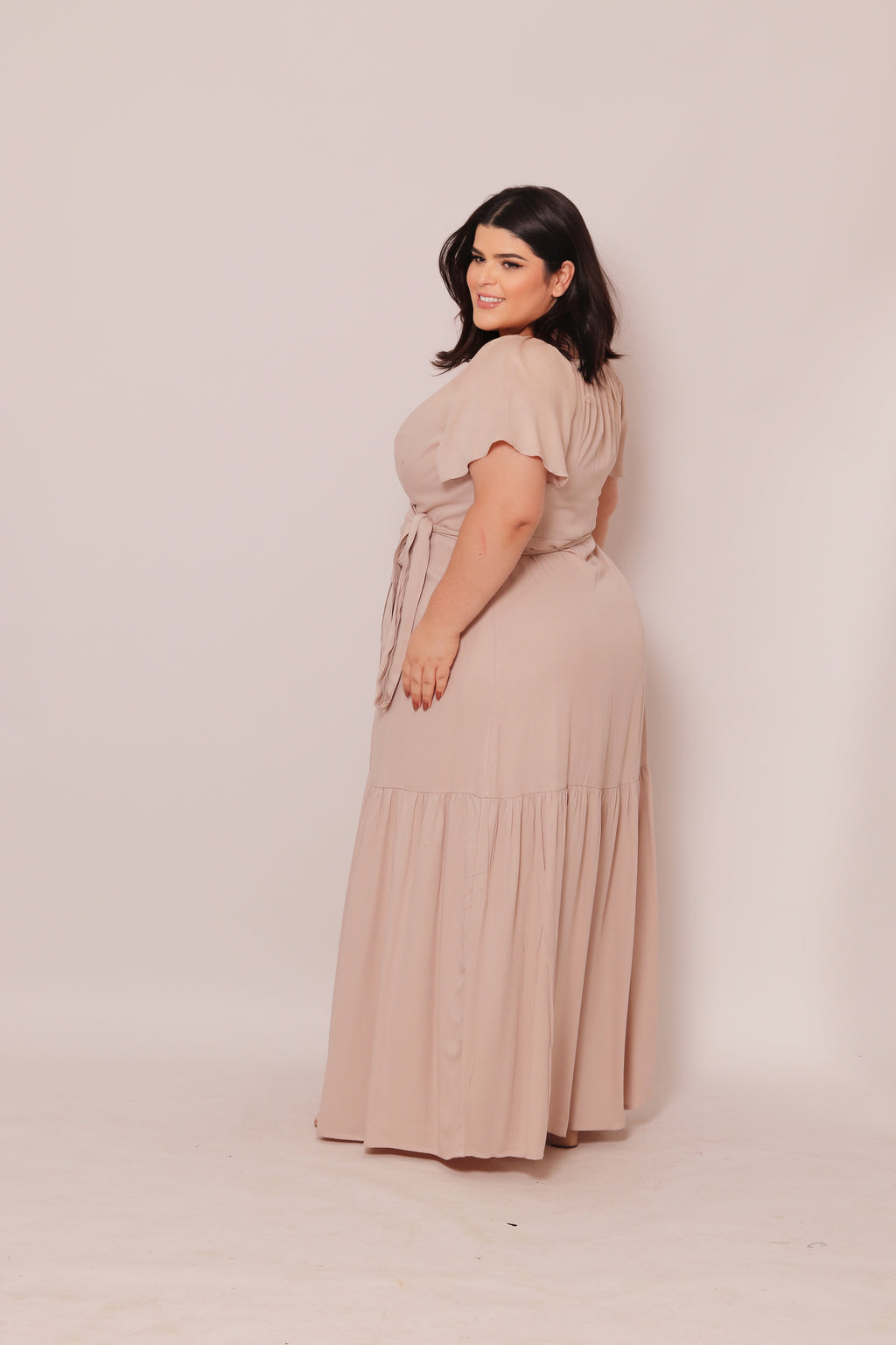 Vestido Plus Size Longo Sara