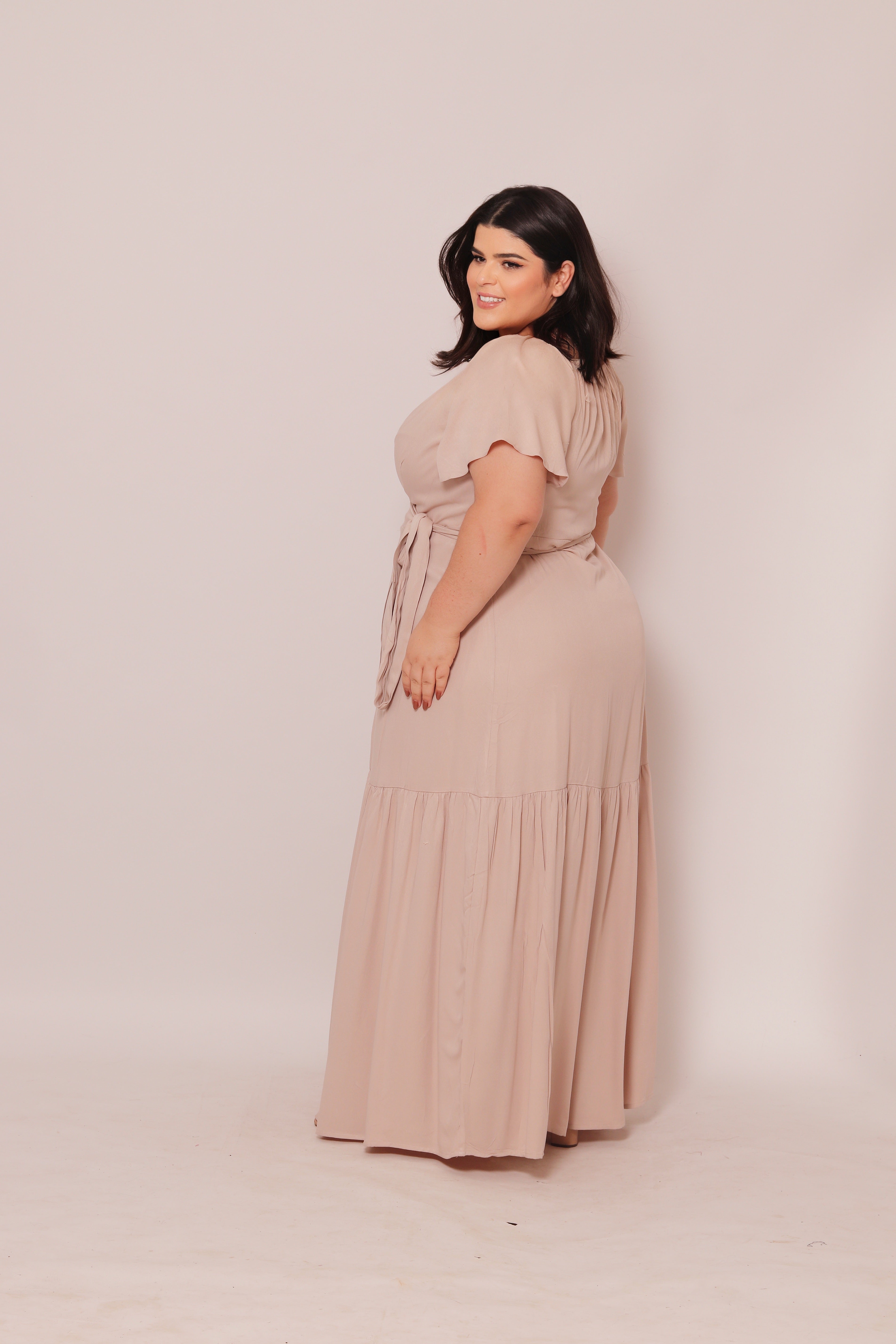 Vestido Plus Size Longo Sara