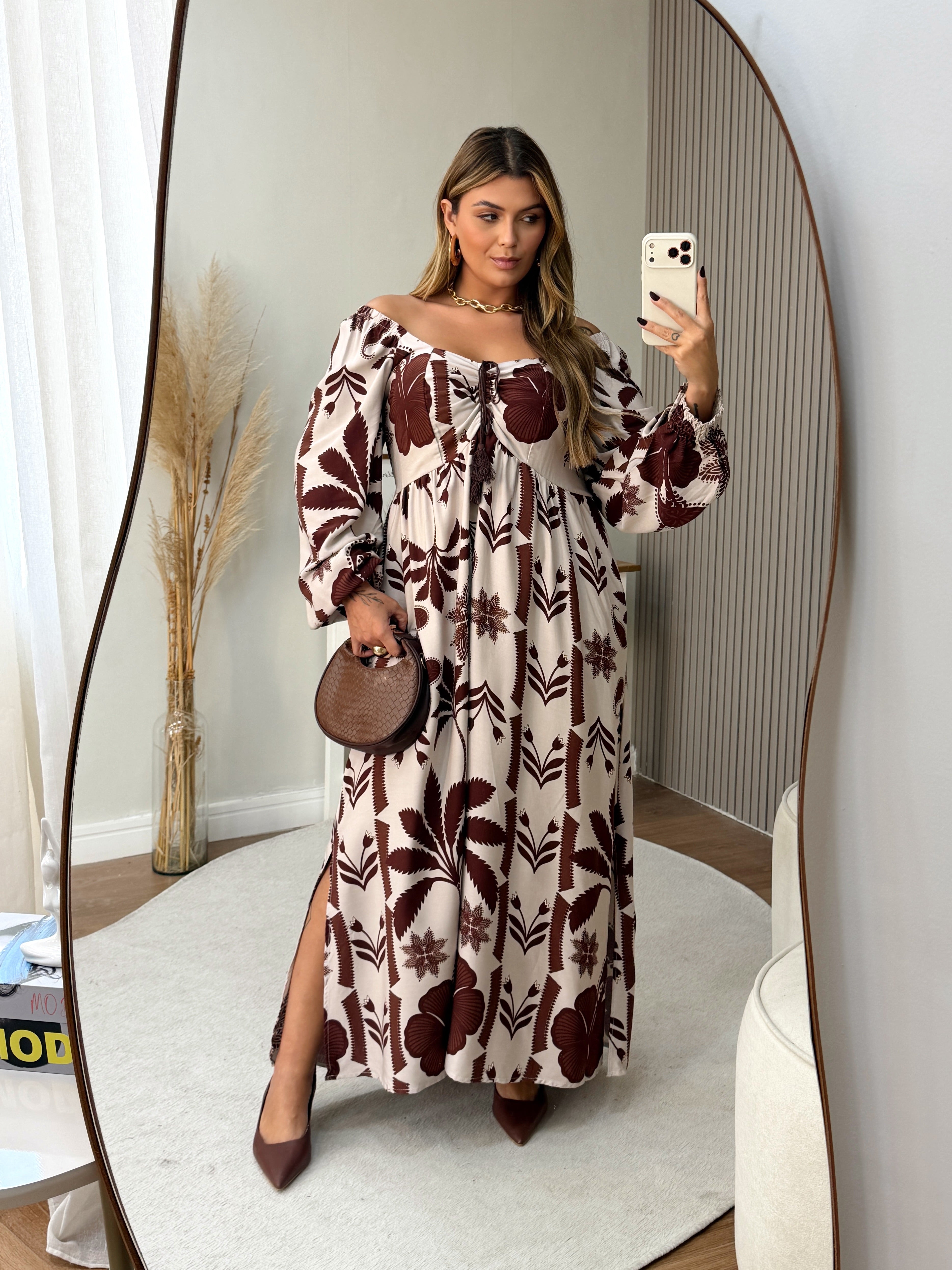 Vestido Turquia Manga longa